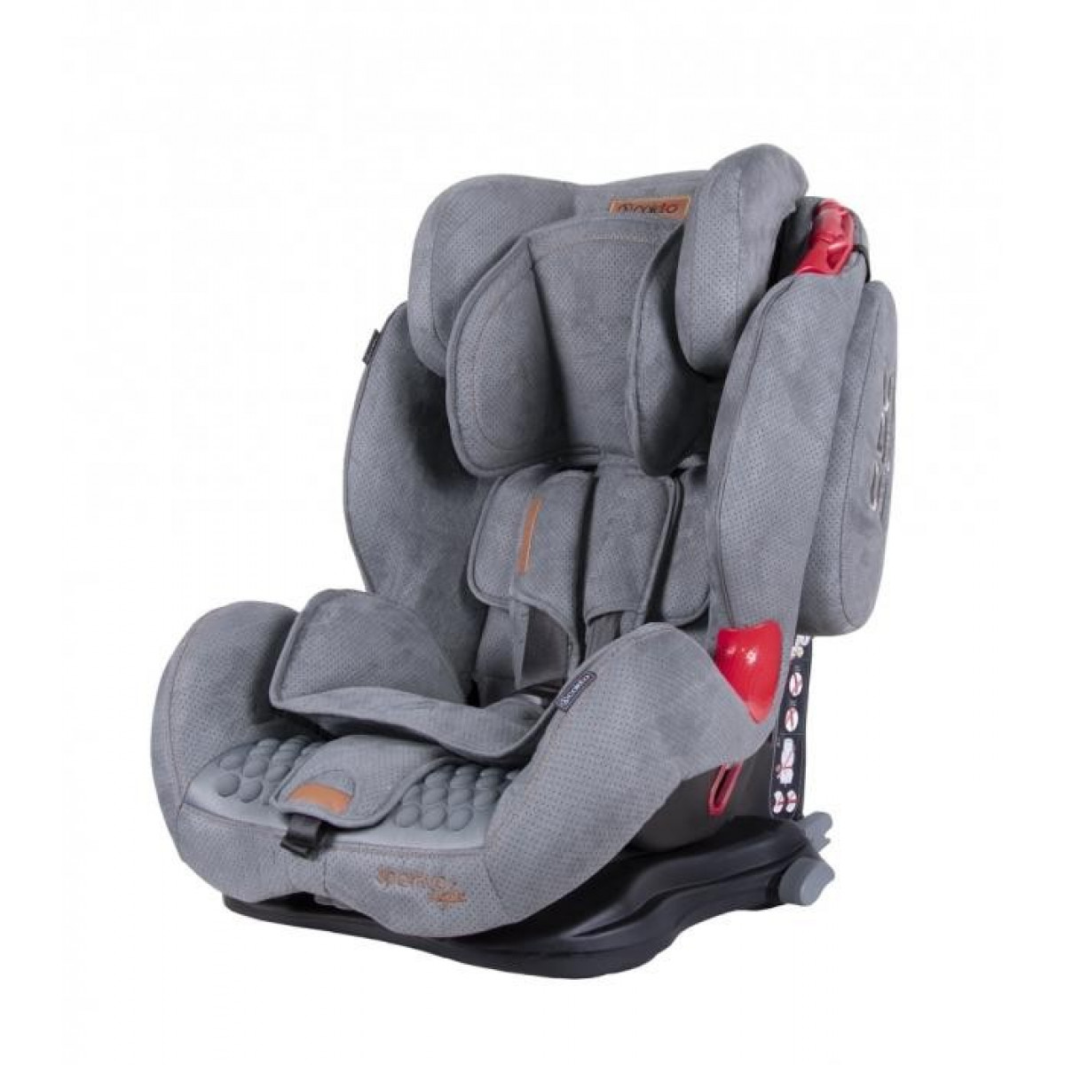 Автокрісло Coletto Sportivo Isofix 9-36 grey, сірий