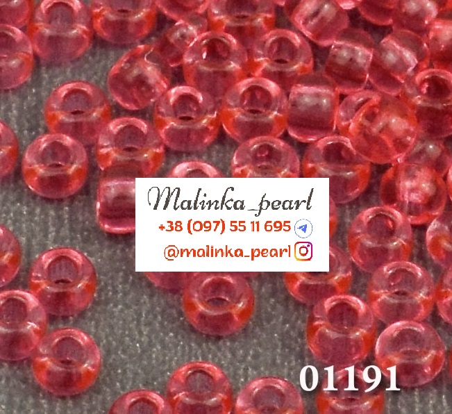 Бісер кораловий, кристальний