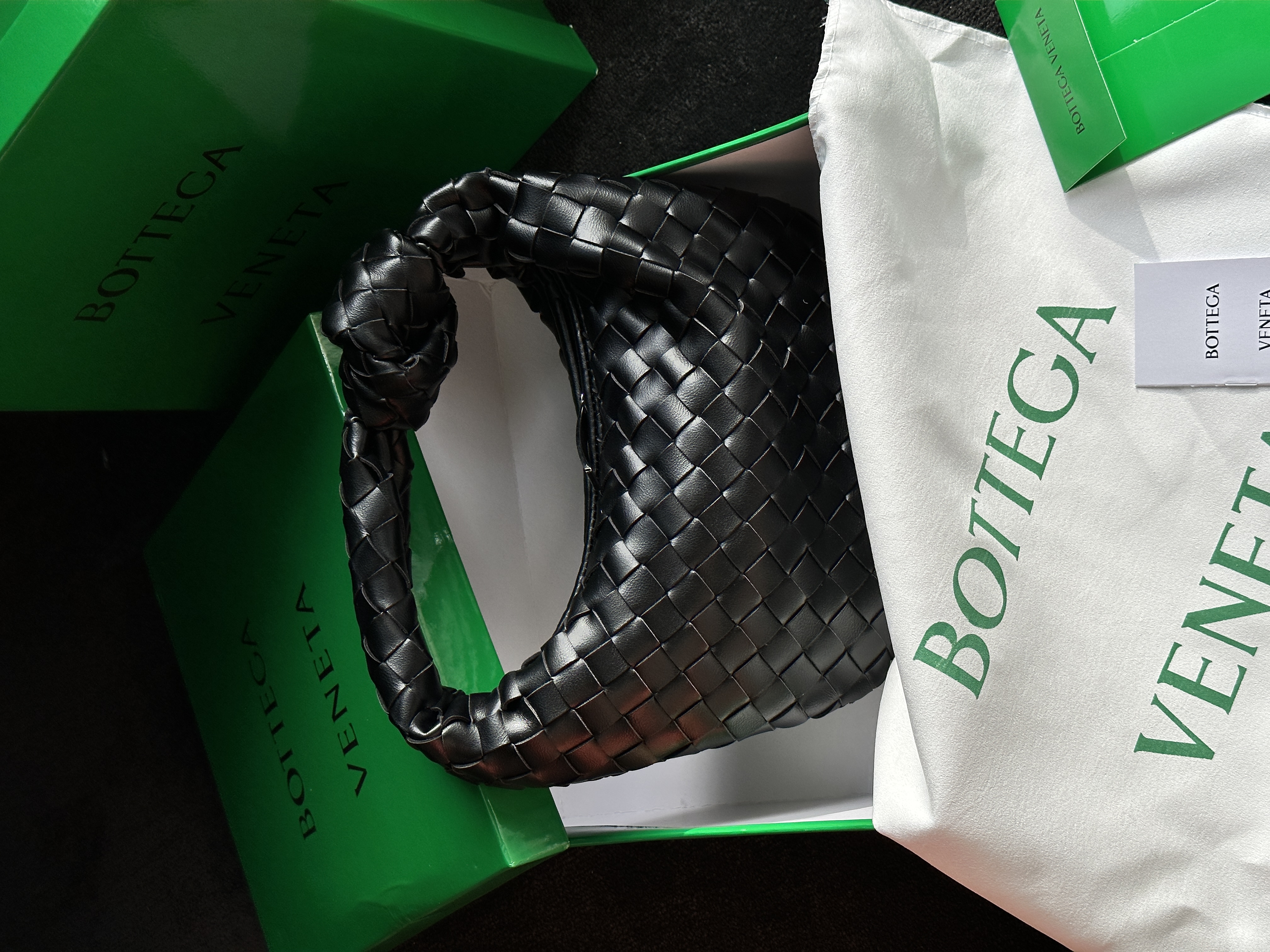 Bottega Veneta Nappa Intrecciato Mini Jodie Black