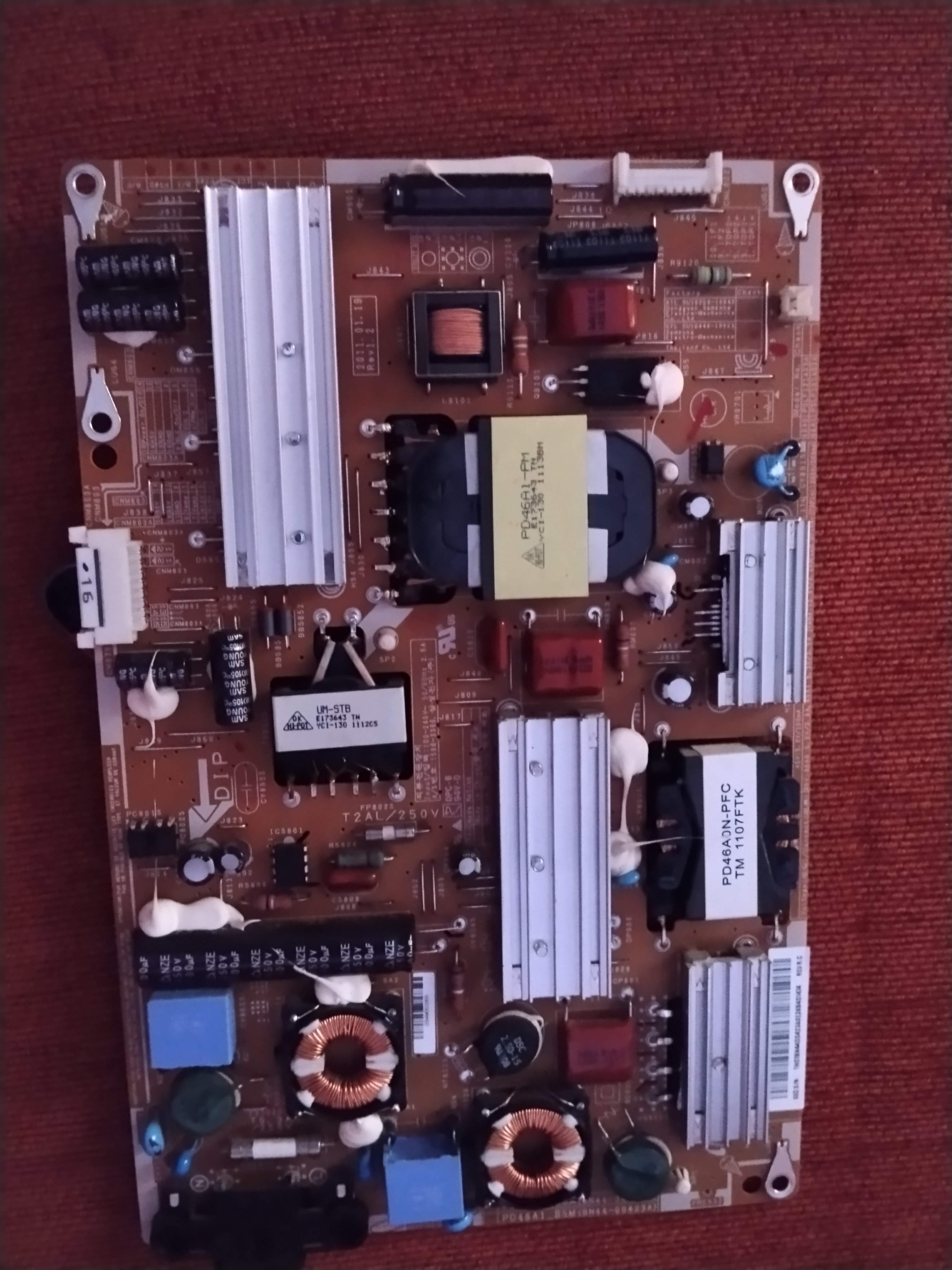 Placa fuente de alimentacion PD46A0_BSM BN-44-00422A TV Samsung UE40D5700SR 
