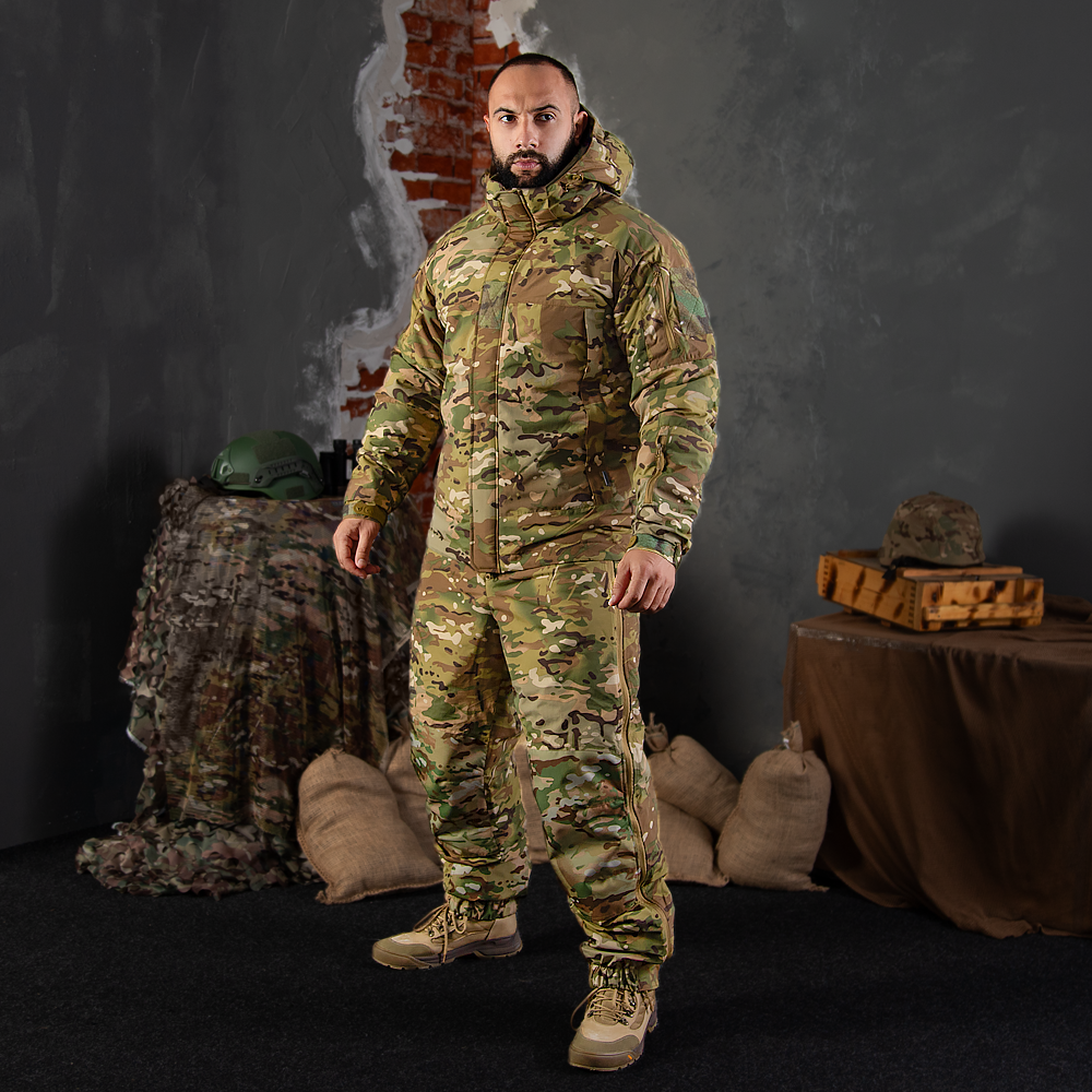 Зимова утеплена мембранна куртка 