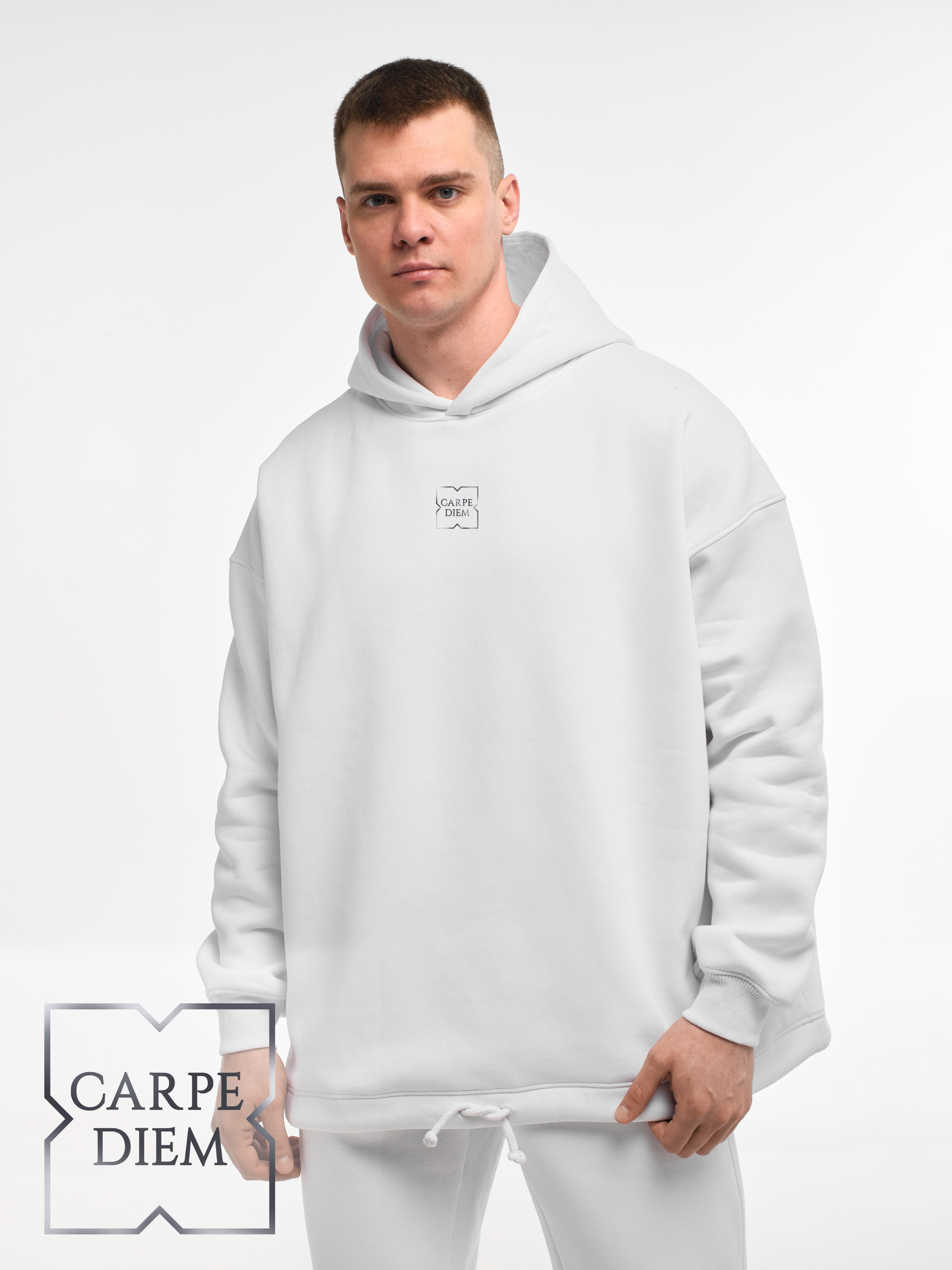 HOODIE "CARPE DIEM" | LACE | WHITE EMOTION | XH2