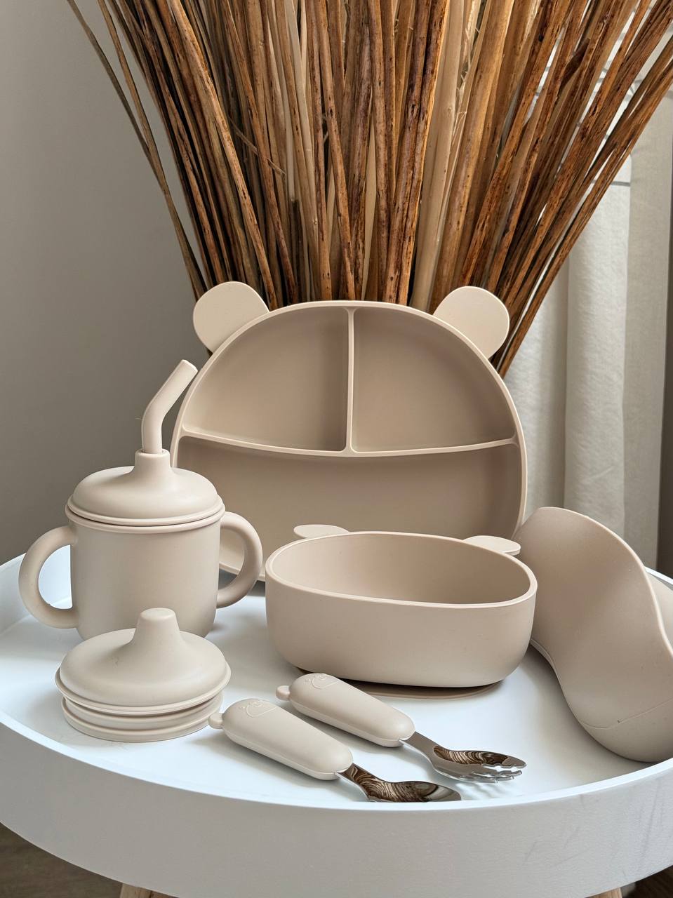 Набір "Ведмедик" базовий з 5 предметів, колір - Беж(15-1308)