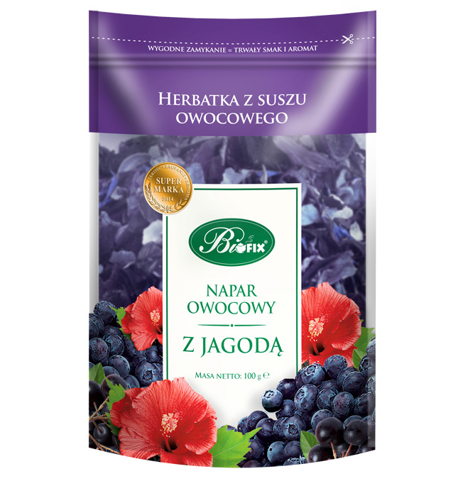 🇵🇱 "BIFIX" Te de frutas secas con arandanos, 100 g.