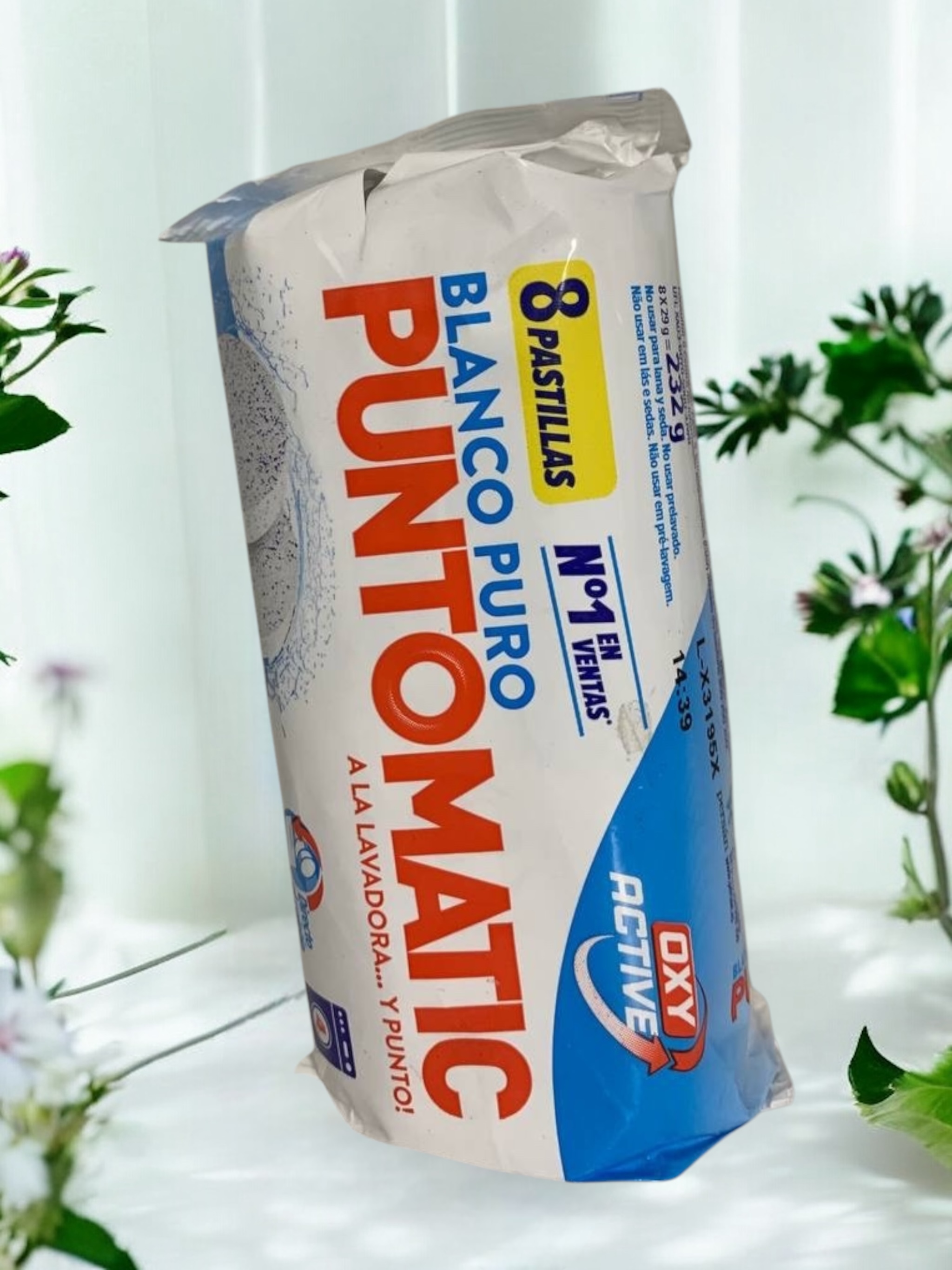 PUNTOMATIC Таблетка-порошок з активним киснем парфумована для прання "Білого одягу"