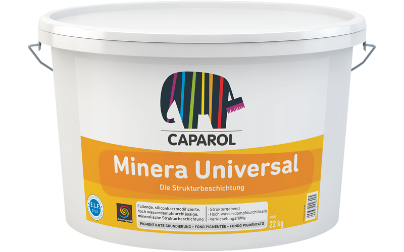 Фасадне наповнене покриття силіконове Caparol Minera Universal, 22 кг.