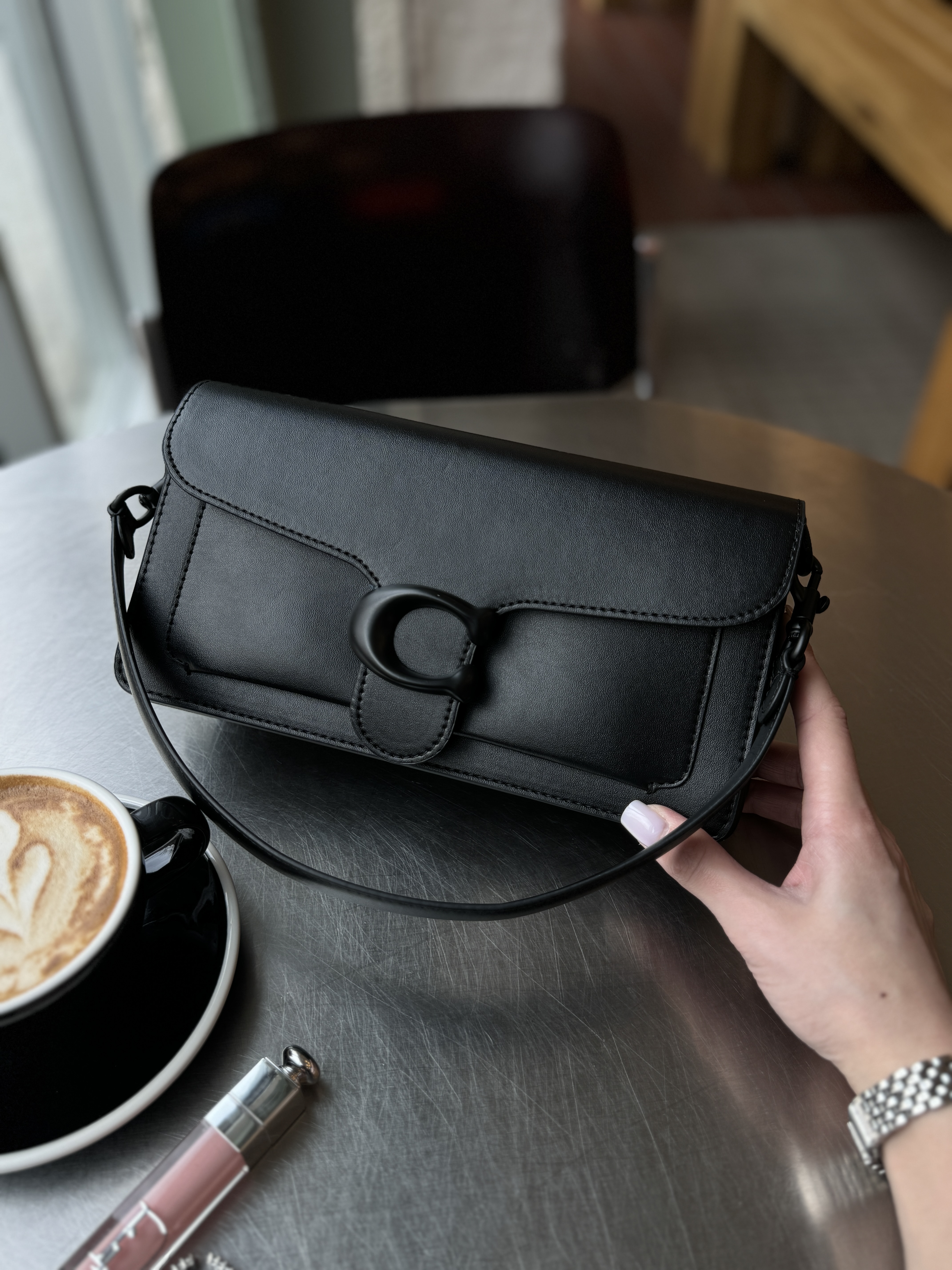 Coach Tabby Shoulder Bag 26 Black/Black