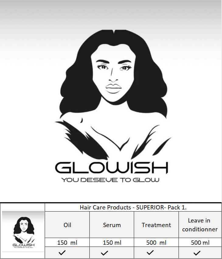 Glowish - Hair Care Products - Pack SUPERIOR.