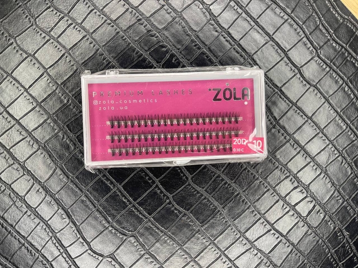 Вії-пучки ZOLA 20D(10mm)