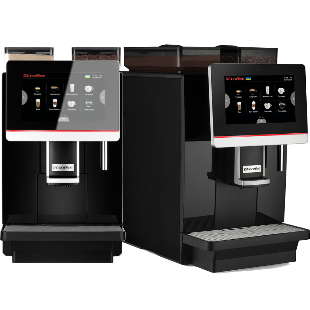 Кавомашина Dr.Coffee CoffeeBar Plus: універсальний вибір для бизнеса для приготування напоїв із зернової кави.