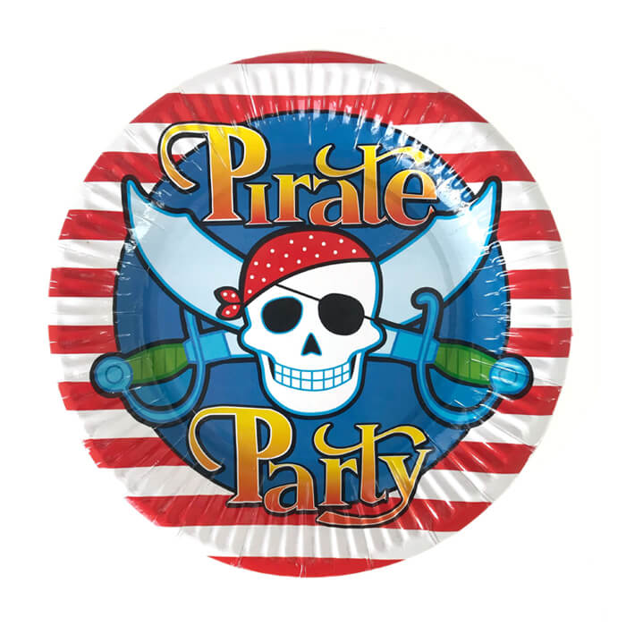 Тарілочки pirate party 8шт