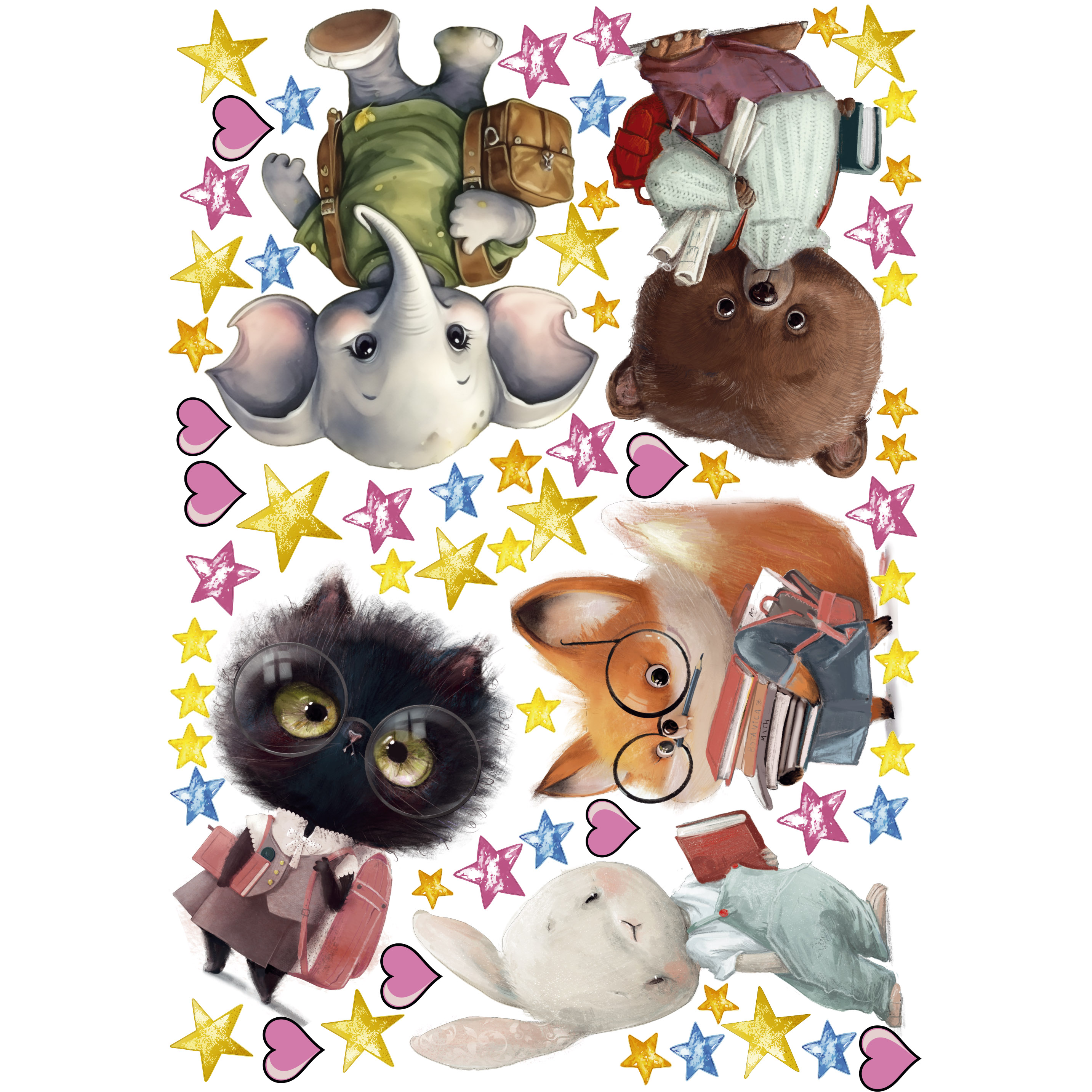 Наліпки "Школярі"