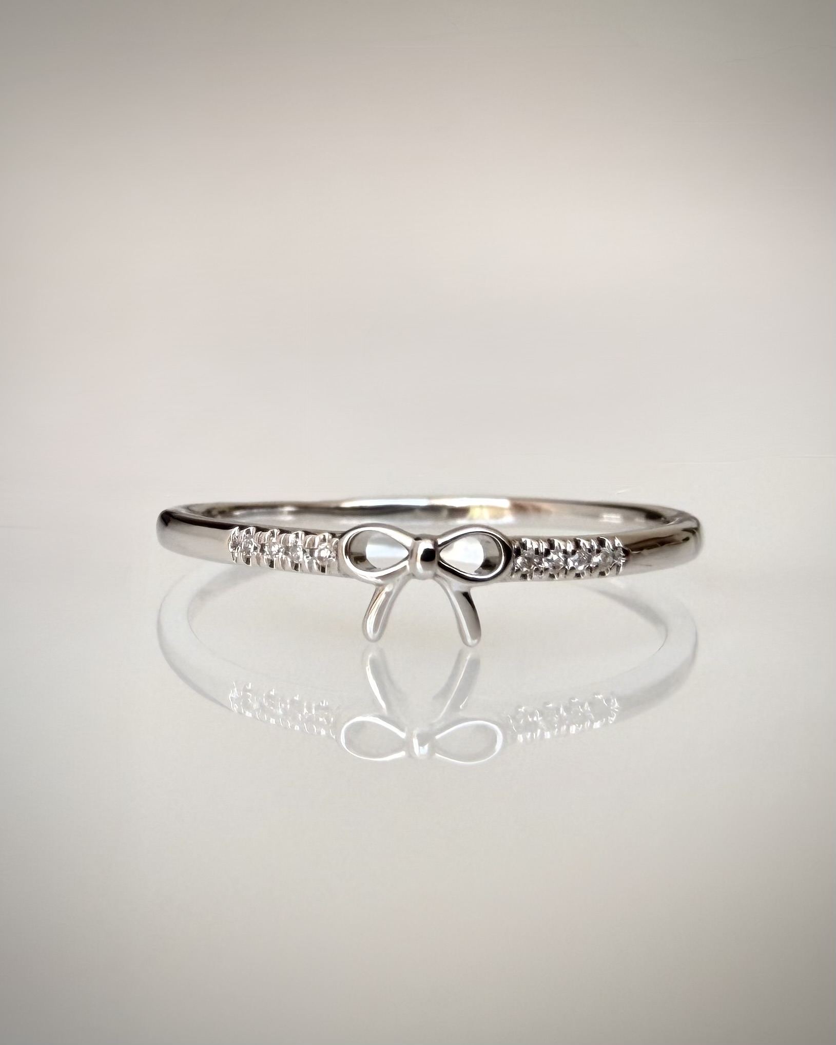 14K rusetti timanttisormus 0,02 ct | Luonnontimantit | Valkokulta