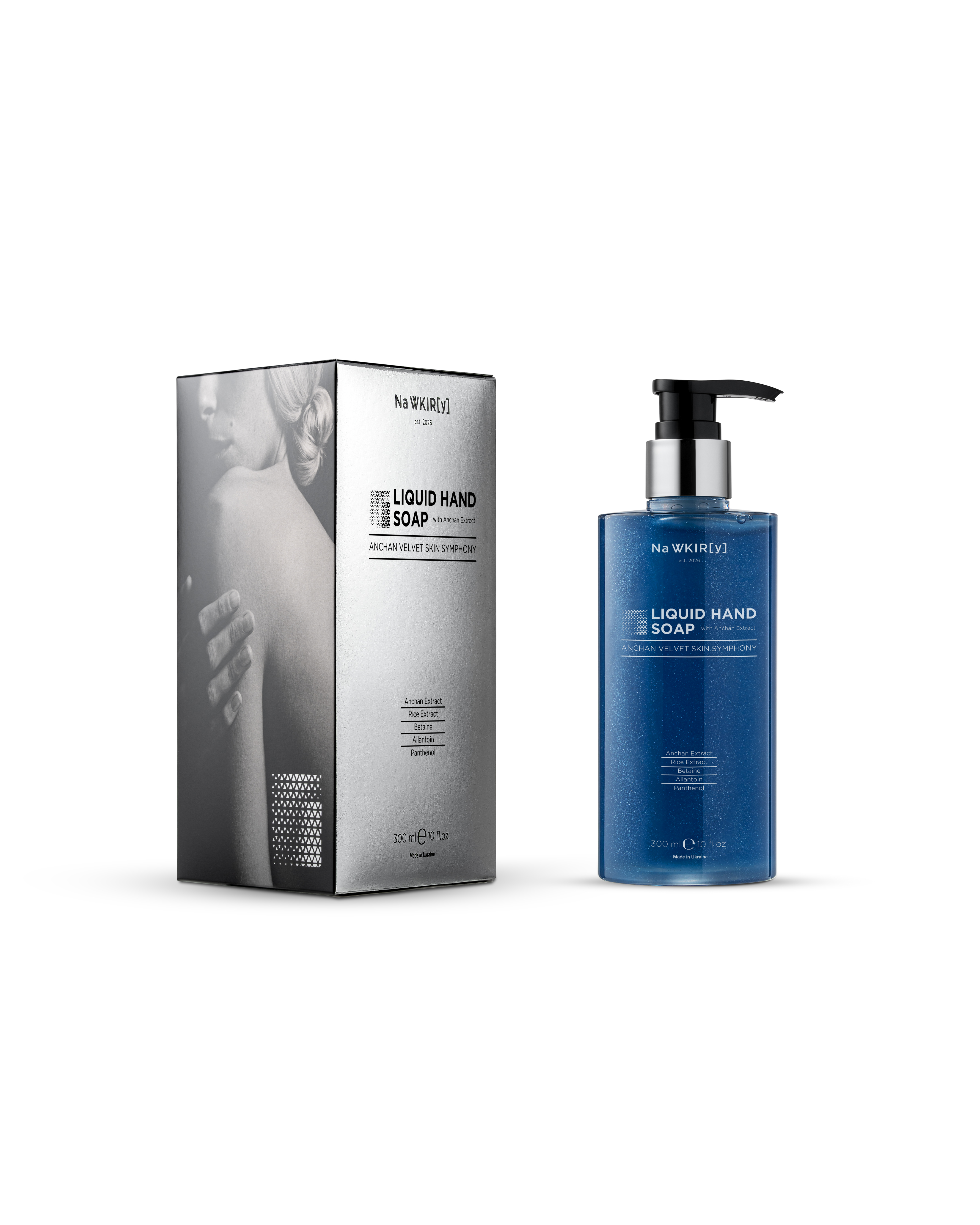 Liquid Hand Soap with Anchan Extract  Рідке мило для рук NA WKIRY