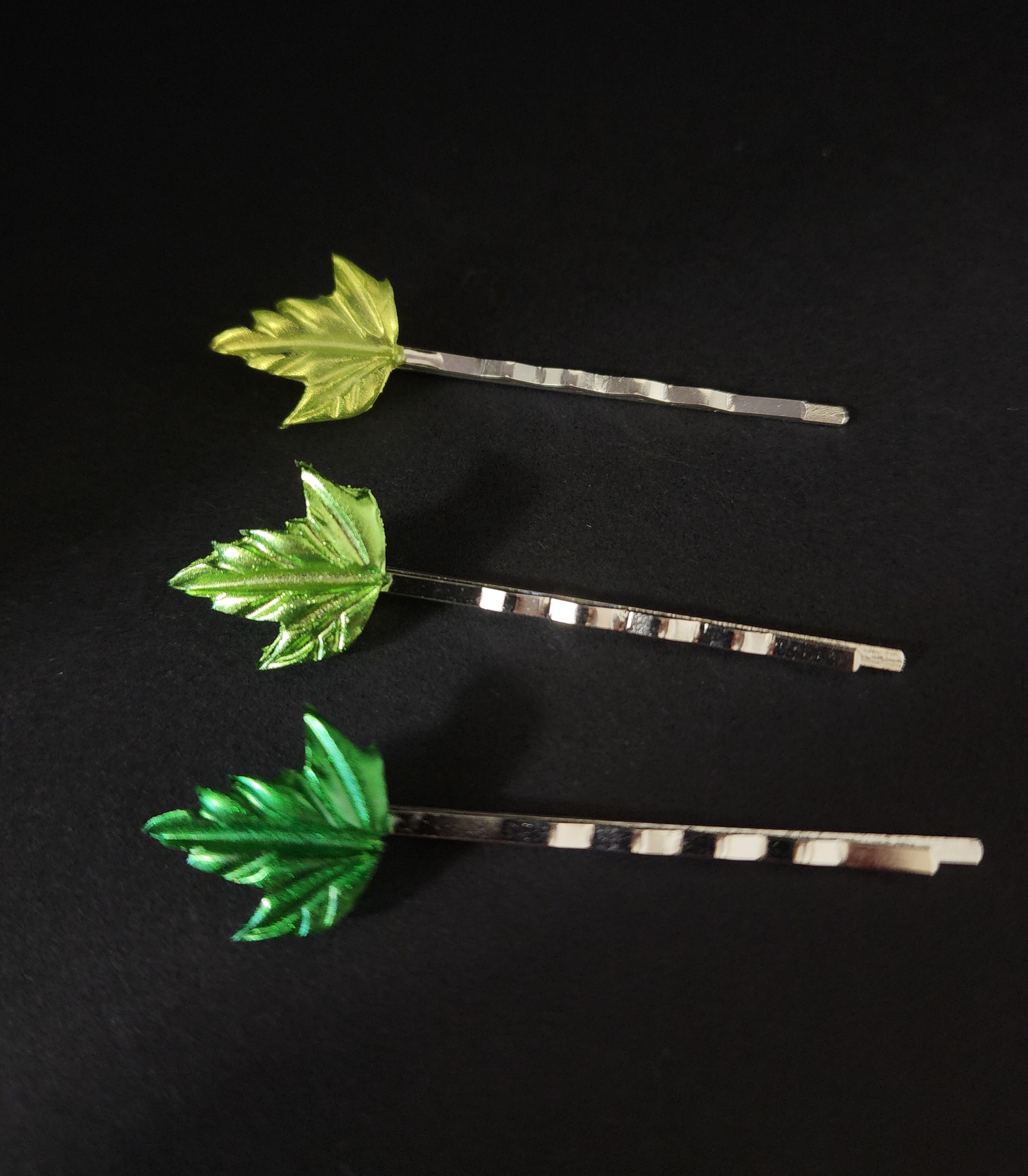 Fall Leaf Hair Pins