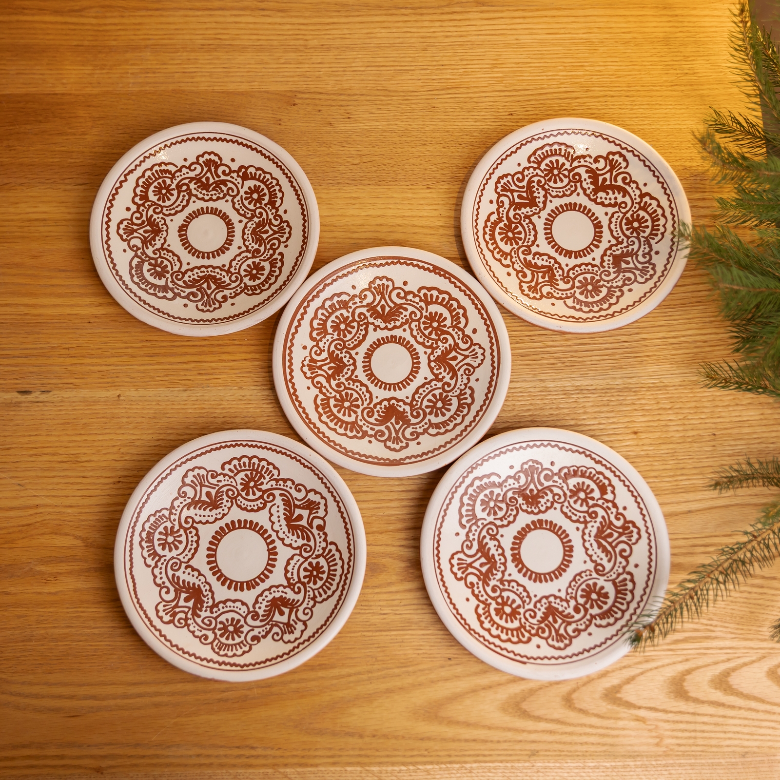 Набір тарелів, для 5 - ти осіб, 21 см