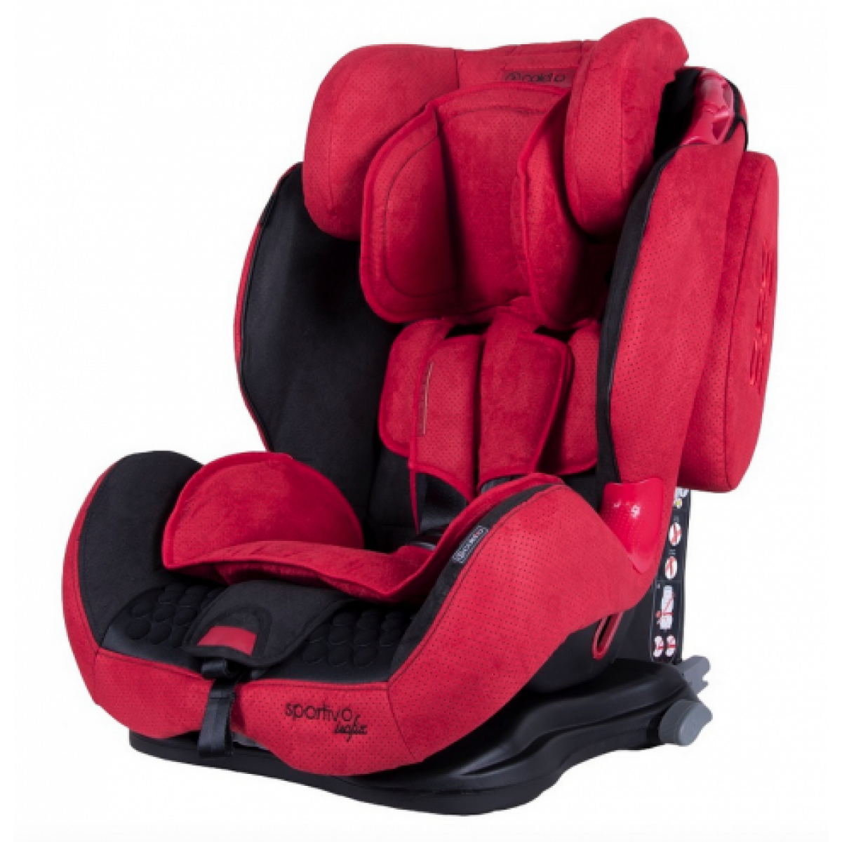 Автокрісло Coletto Sportivo Isofix 9-36 red, червоний