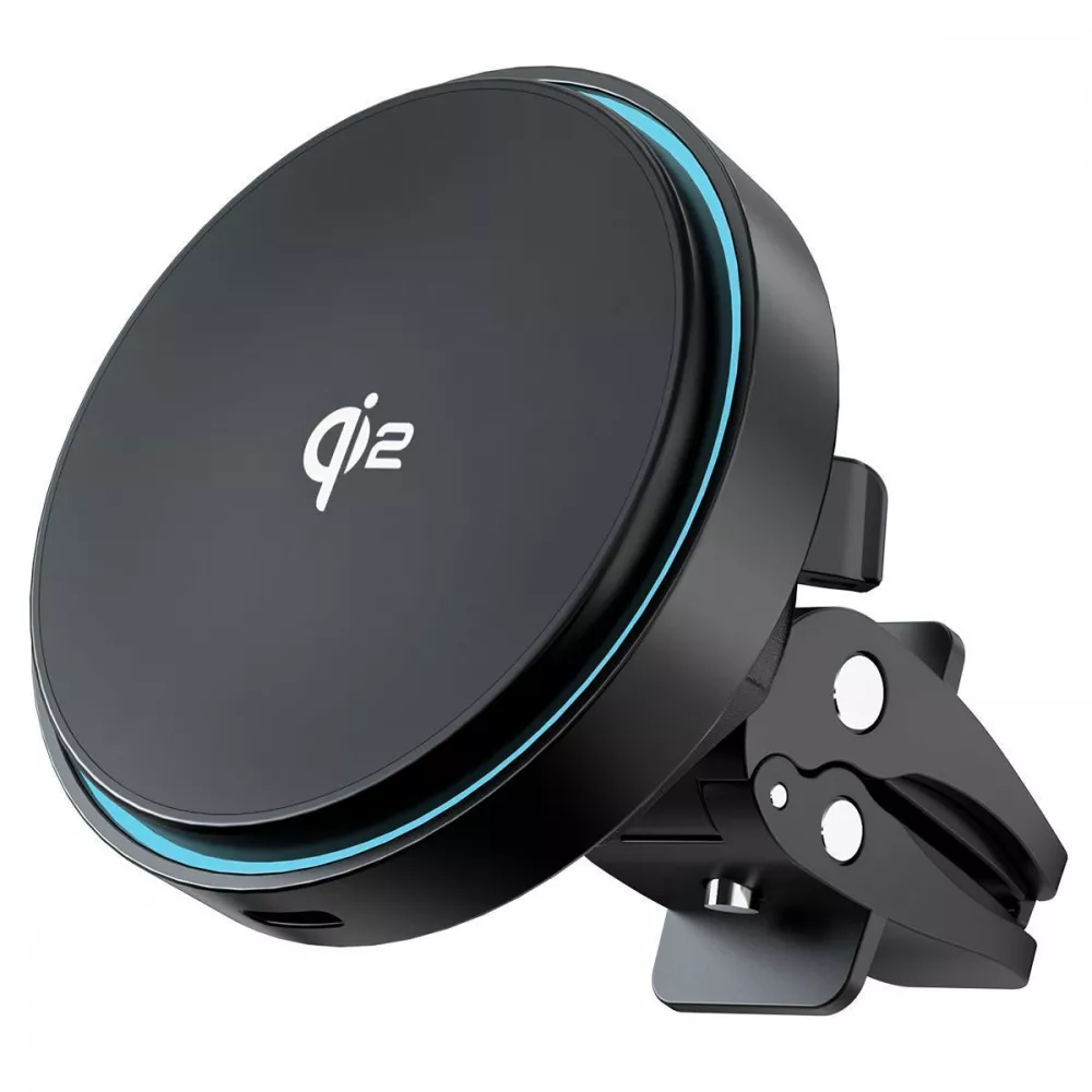 Автомобільний тримач з Бездротовим ЗП Proove Light Circle Qi2 15W