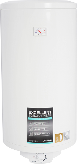 Водонагрівач 100л GORENJE GBF 100 V9 UA (сухий тен)