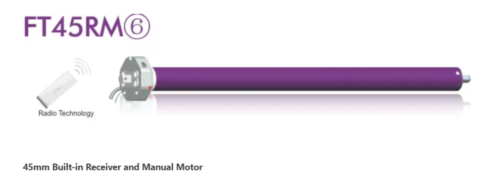 FT45RM-30/15 (230В/50Гц- Ip44). З вбудованим приймачем та аварійним розблокуванням