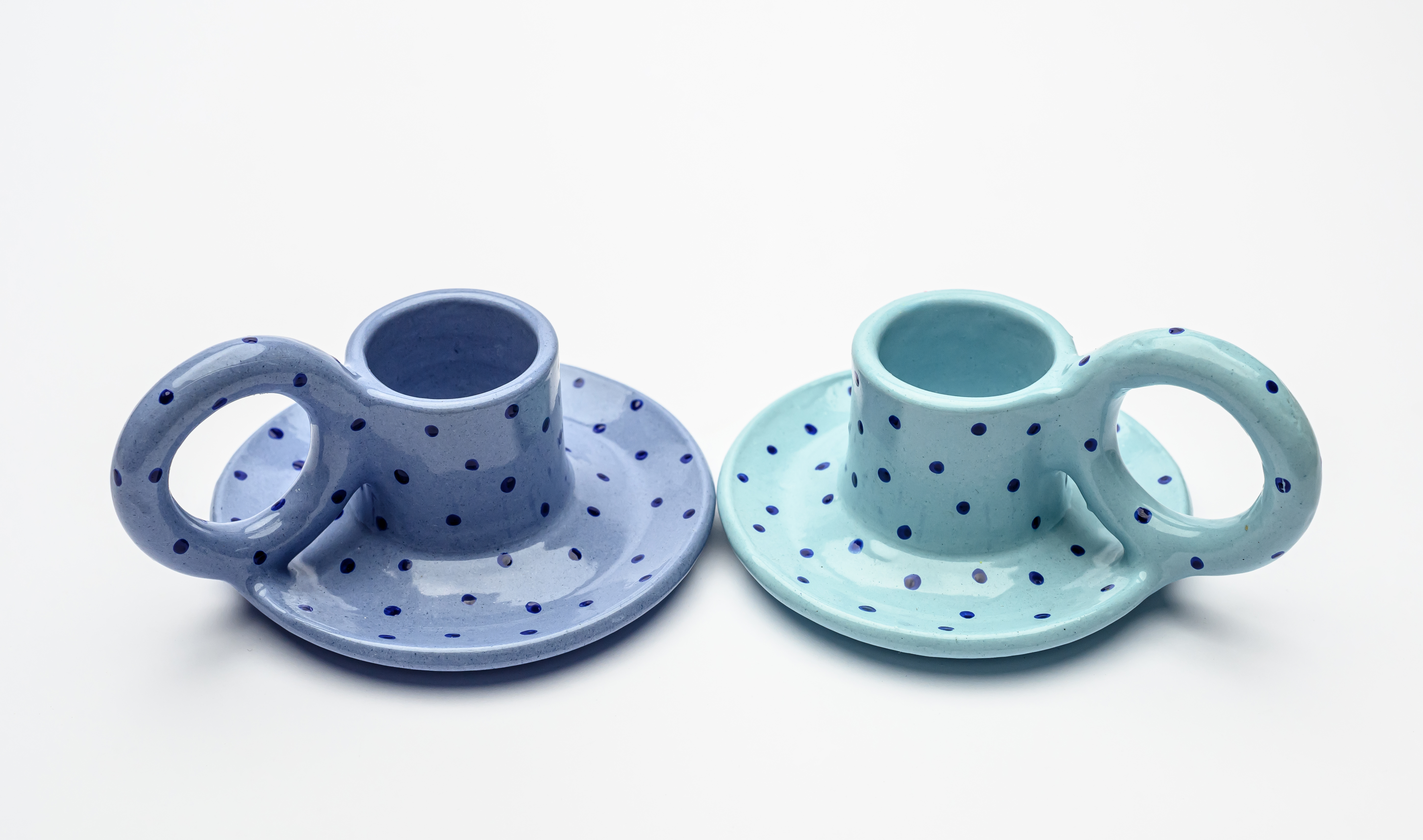 Підсвічник для столової свічки з ручкою