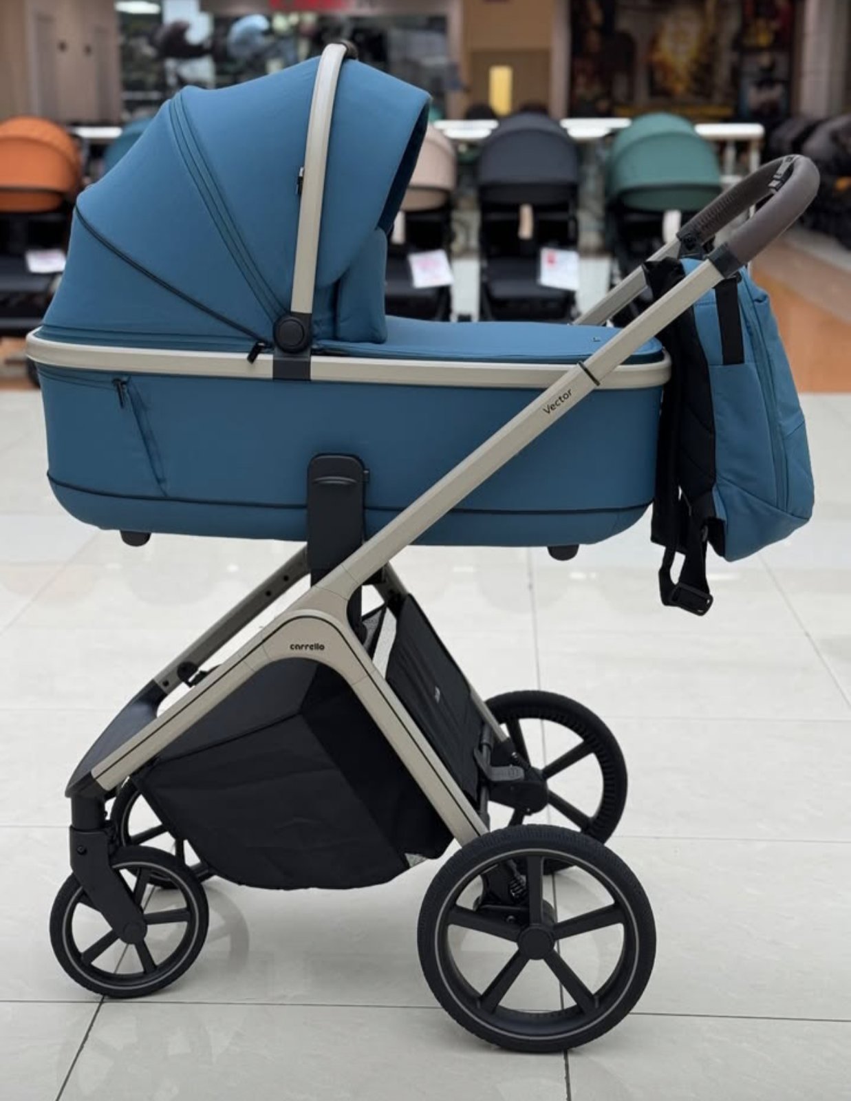 Коляска 3 в 1 Carrello Vector CRL-6550  Prime Blue