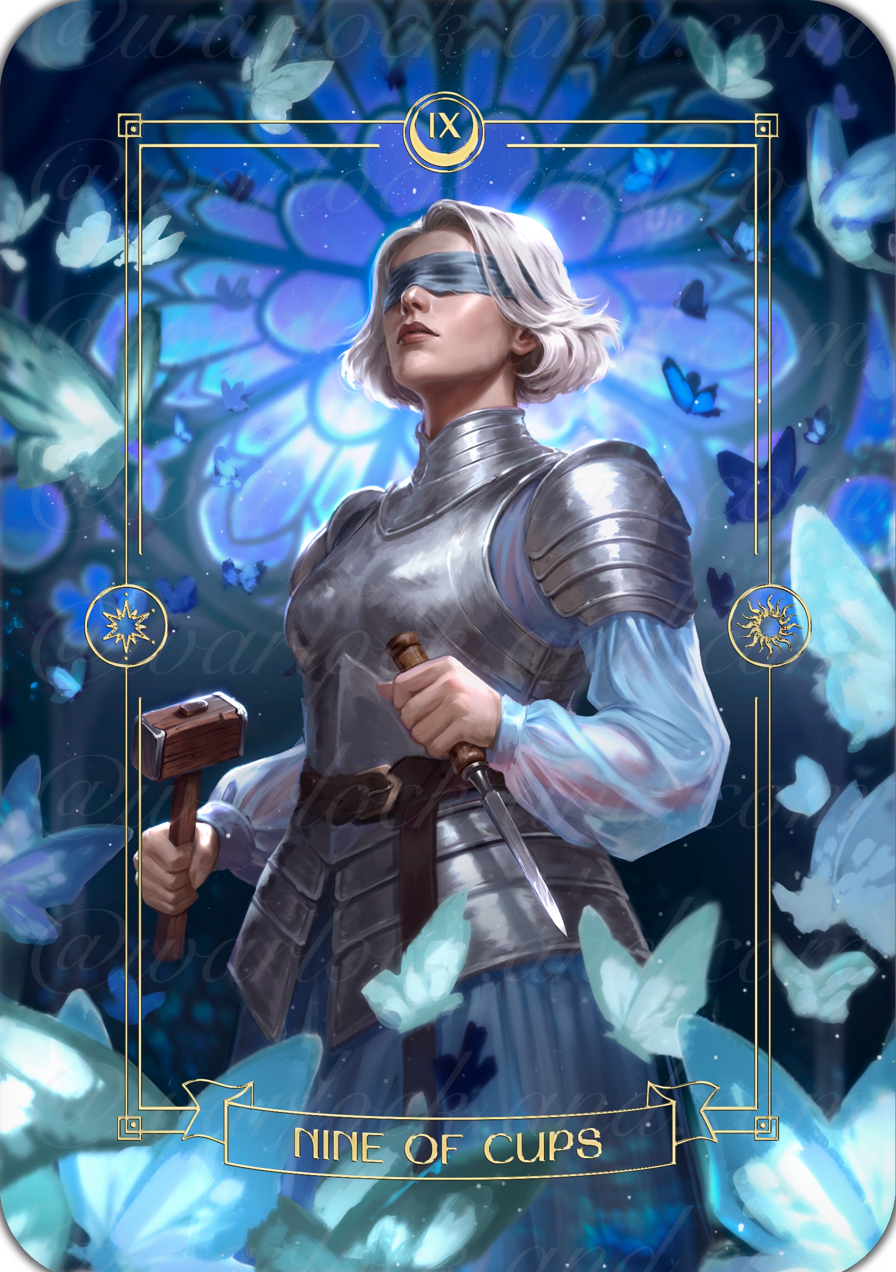 Карта таро Nine of Cups Сібіл