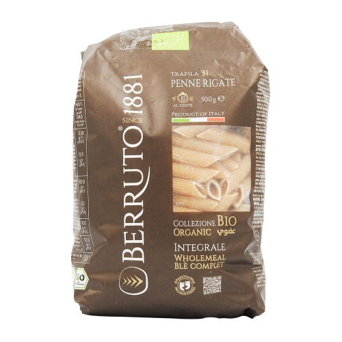 Pâtes blé complet Penne n°31 BIO (1x500g)