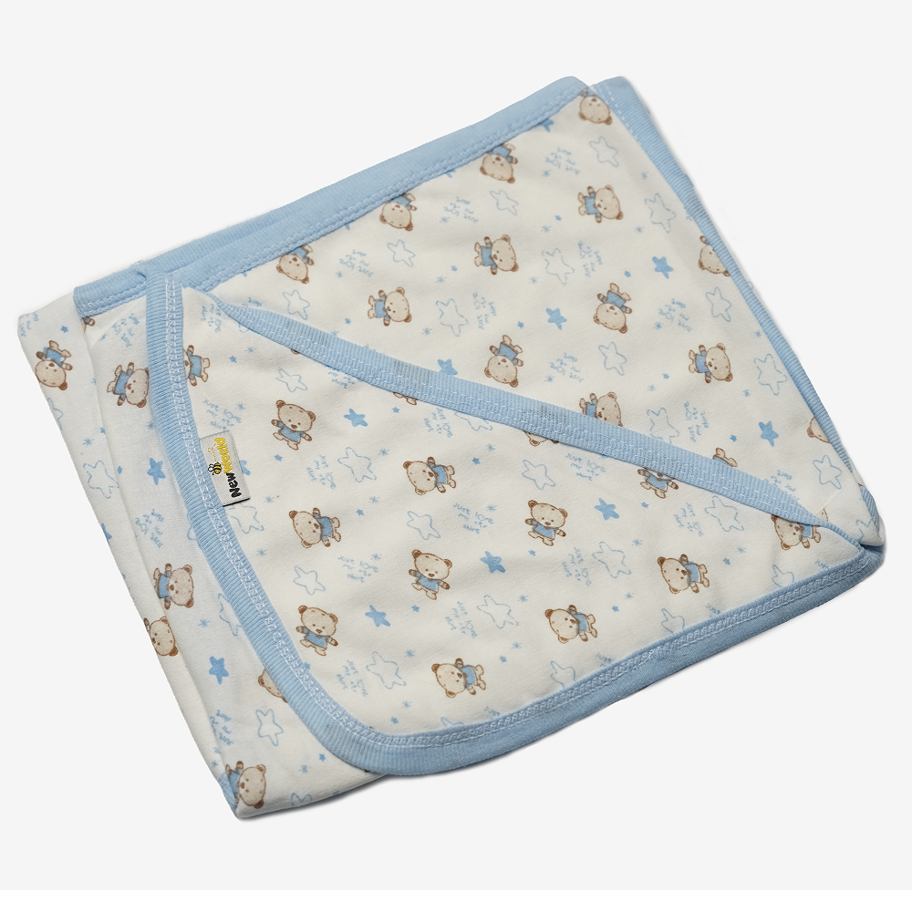 Пеленка трикотажна з капішоном