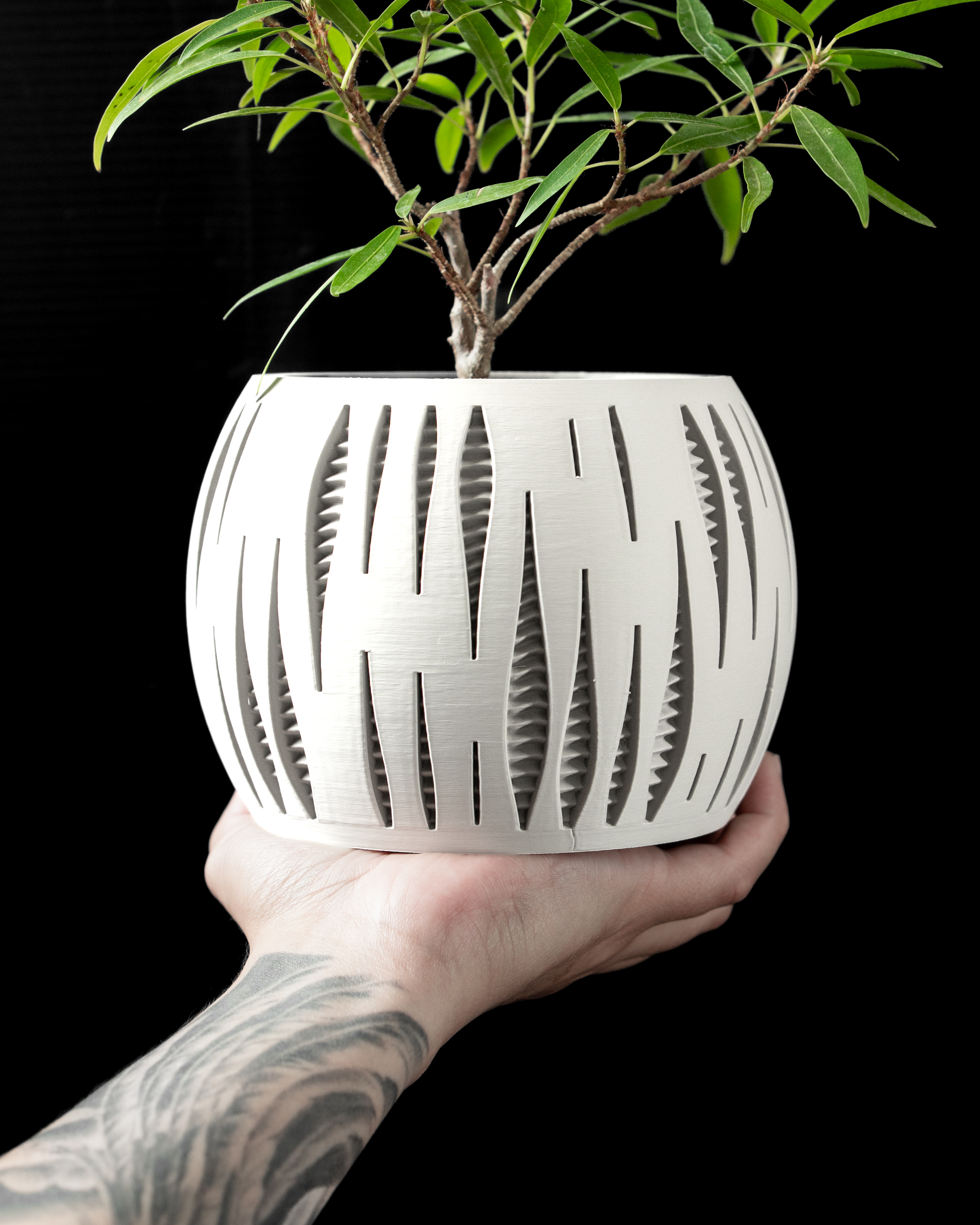 Split Planter Pot – Modern 3D Printed Planter