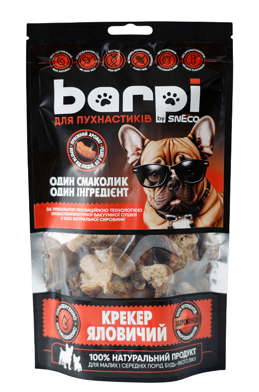 Ласощі Барпі Крекер яловичий 60г