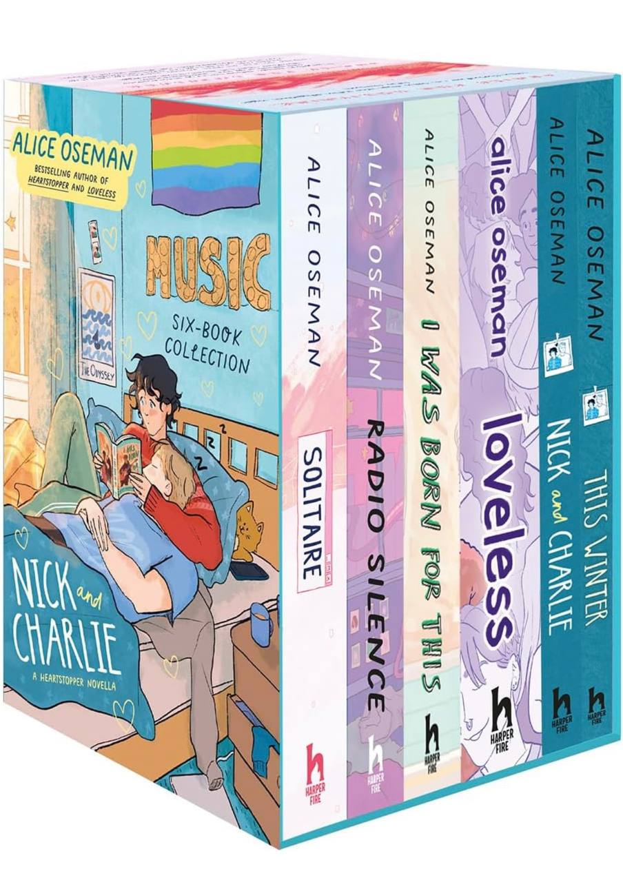 Alice Oseman Six-Book Collection Box Set (Solitaire, Radio Silence, I Was Born For This, Loveless, Nick and Charlie, This Winter)