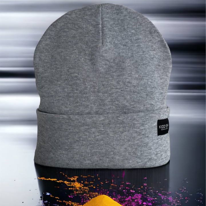 Шапка на флісі  - сірий меланж