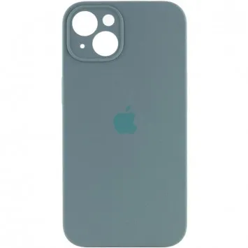 Чохол Silicone Case Full Camera for iPhone 15 plus pine green