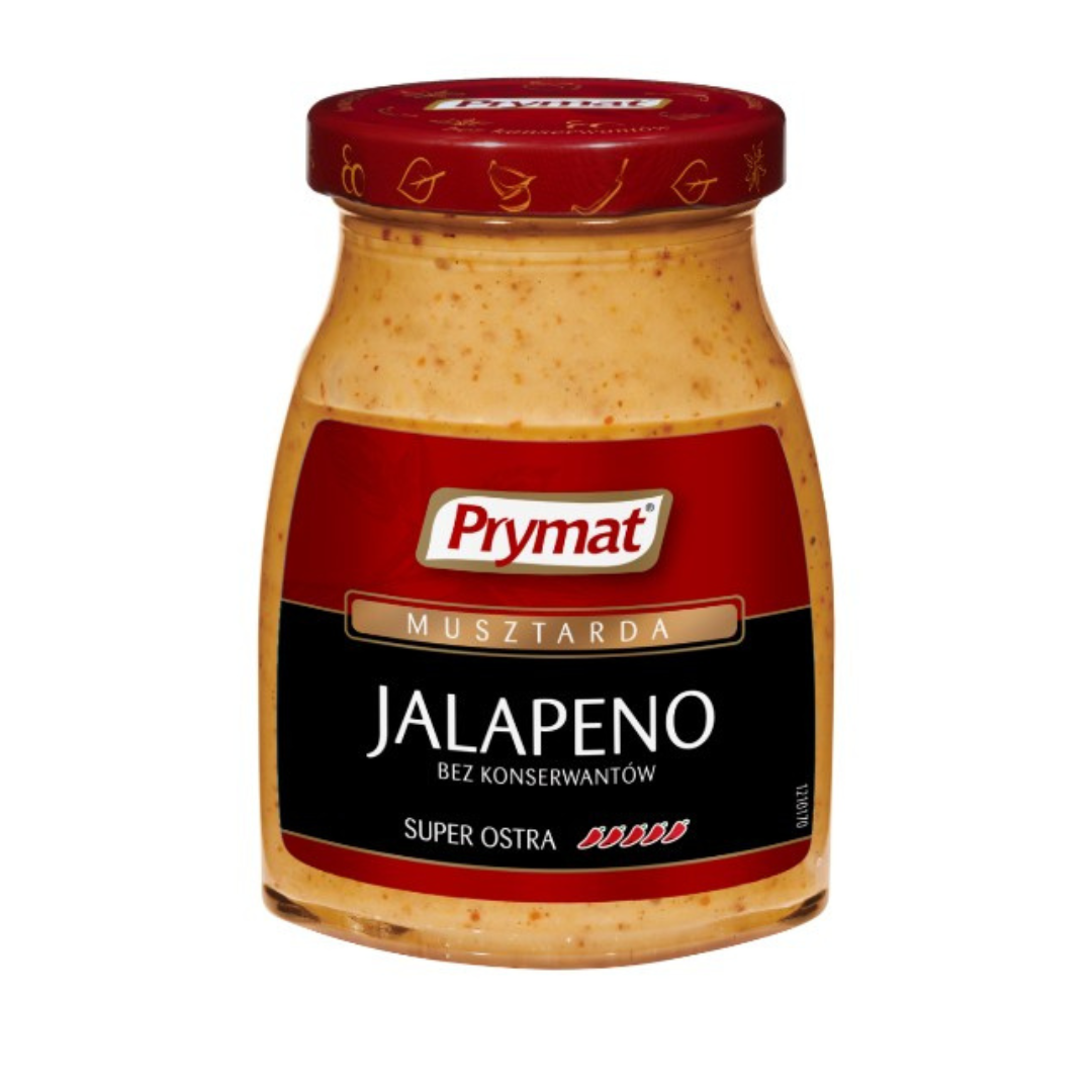 🇵🇱 "Prymat" Горчица Jalapeño очень острая, 185 гр.