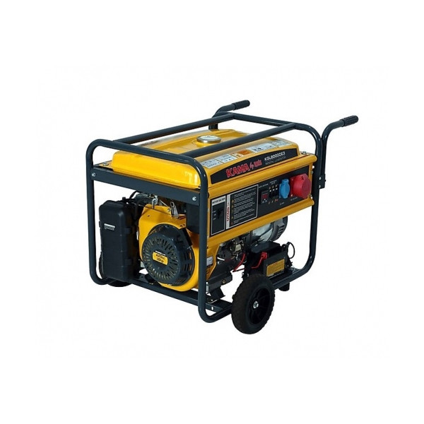 Генератор бензиновий KG л8000CE3, трифазний 230/400V, 50Hz, 8,1KVA, об'єм 25л