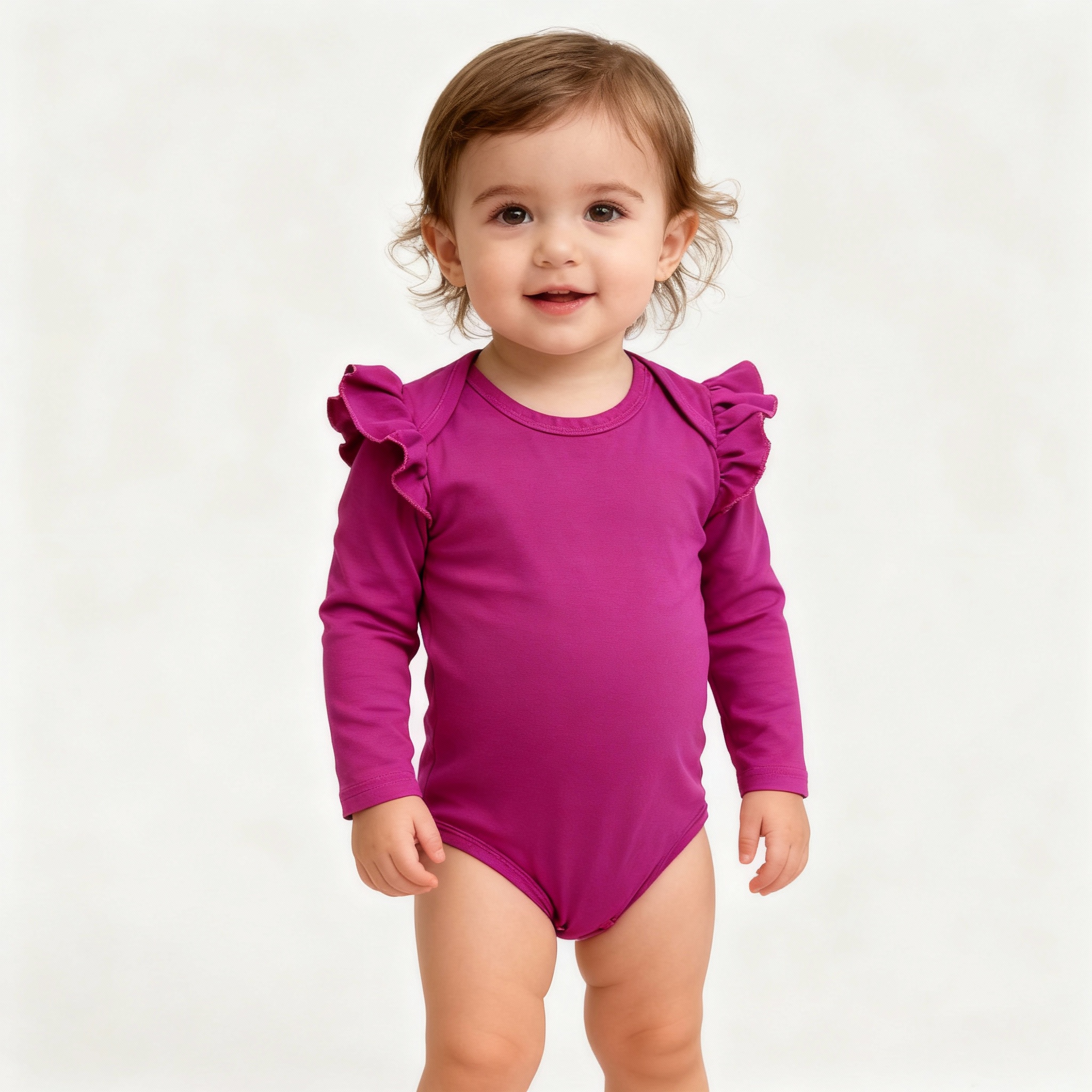 Дитяче боді з крильцями у кольорі фуксія