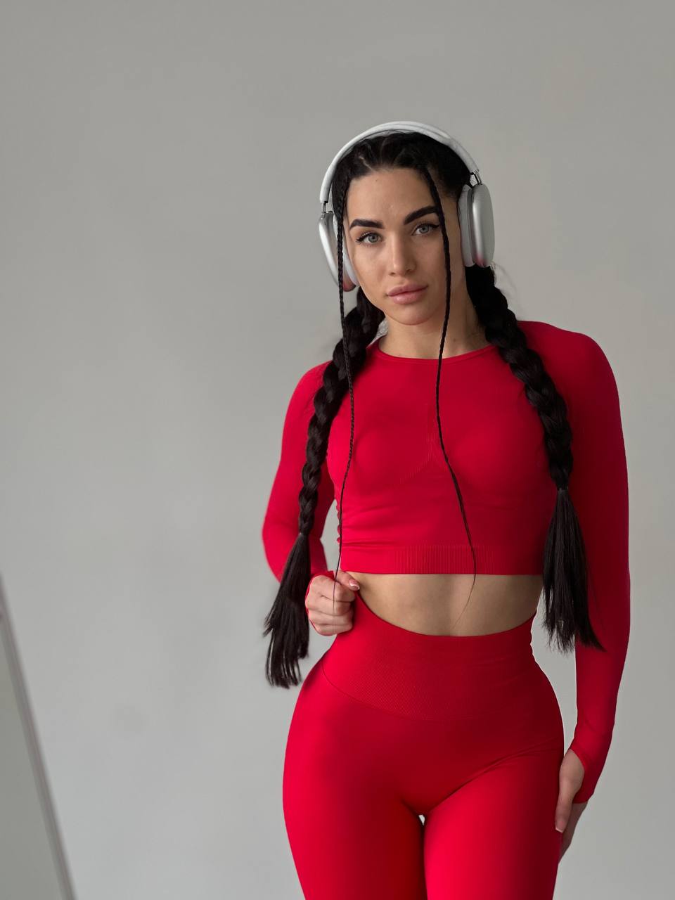 Фітнес костюм Верона в червоному кольорі