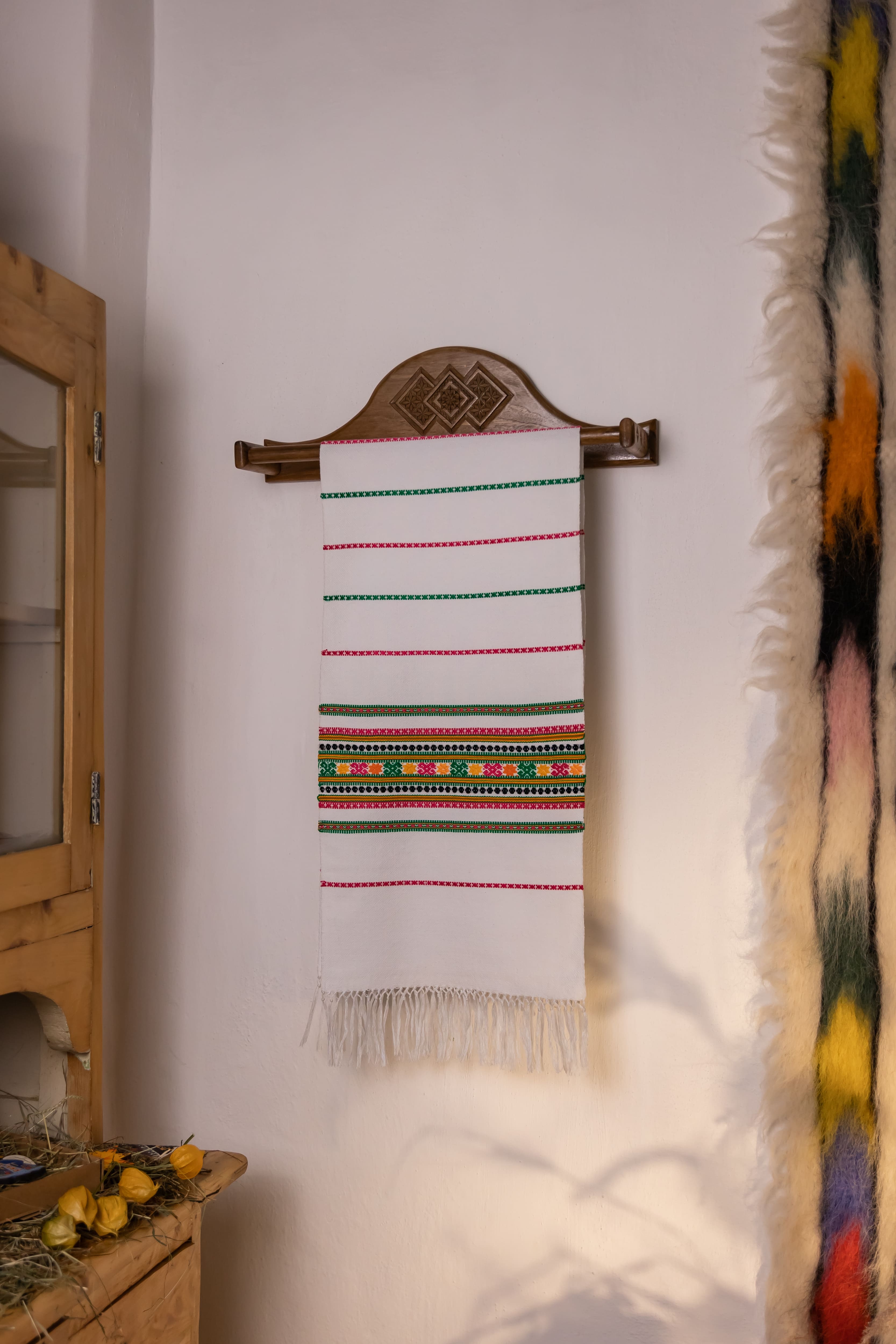 Тканий рушник "Гуцульський", 127*32,5 см