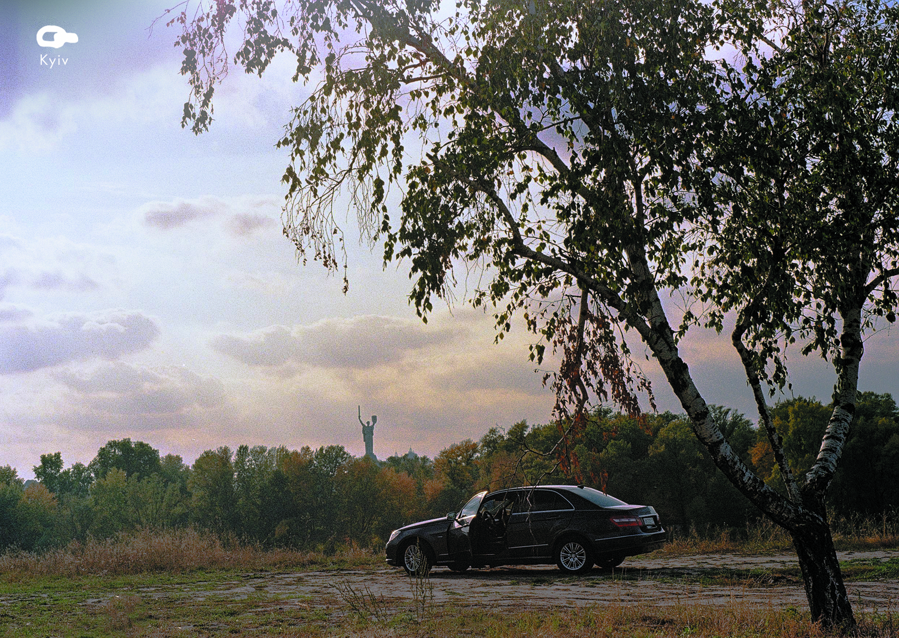 "MERCEDES LANDSCAPE" Листівка Lantsugi x Денис Сорокін