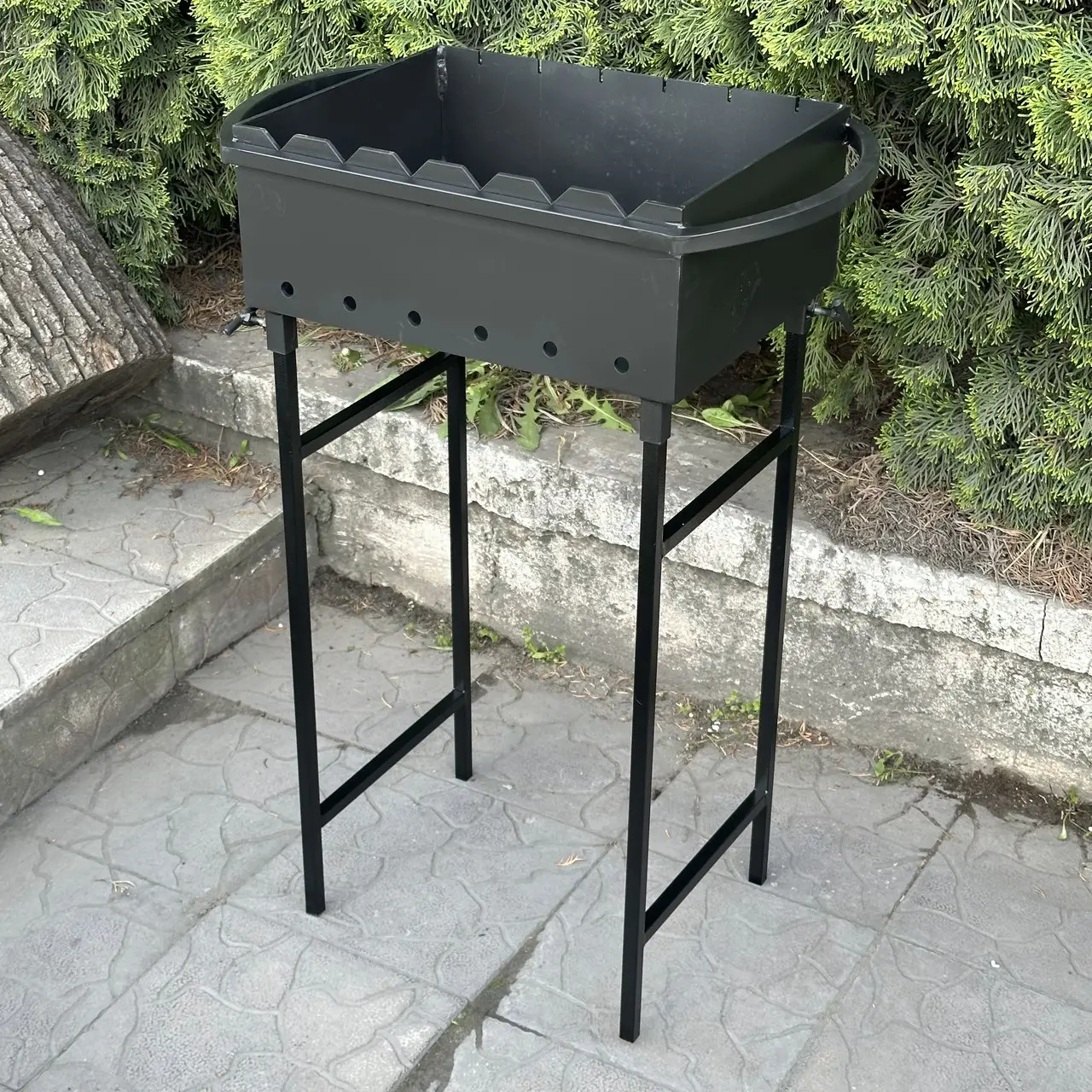 Мангал Гектор на 6 шампурів 4мм на ніжках