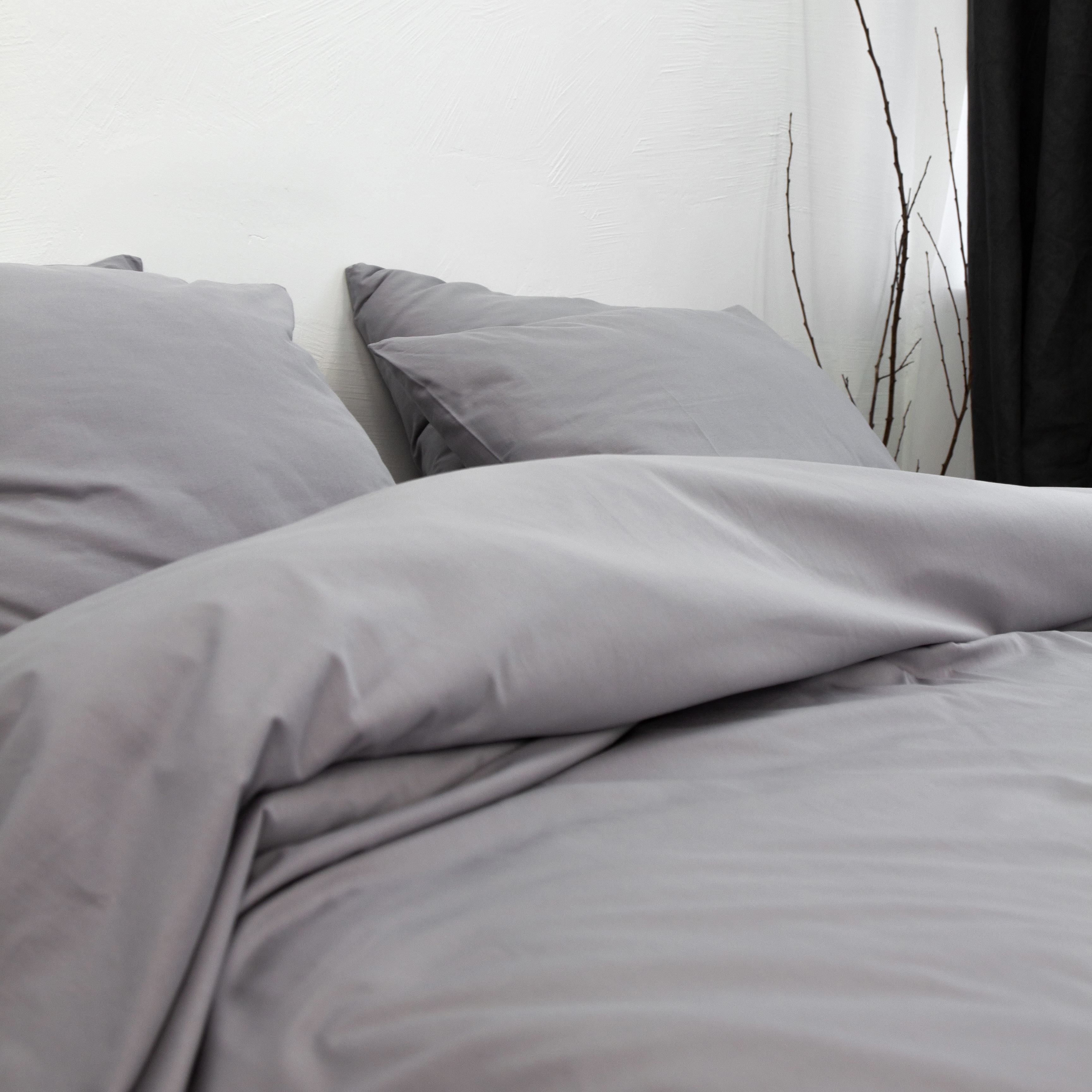 Постільний комплект Сатин Сірий