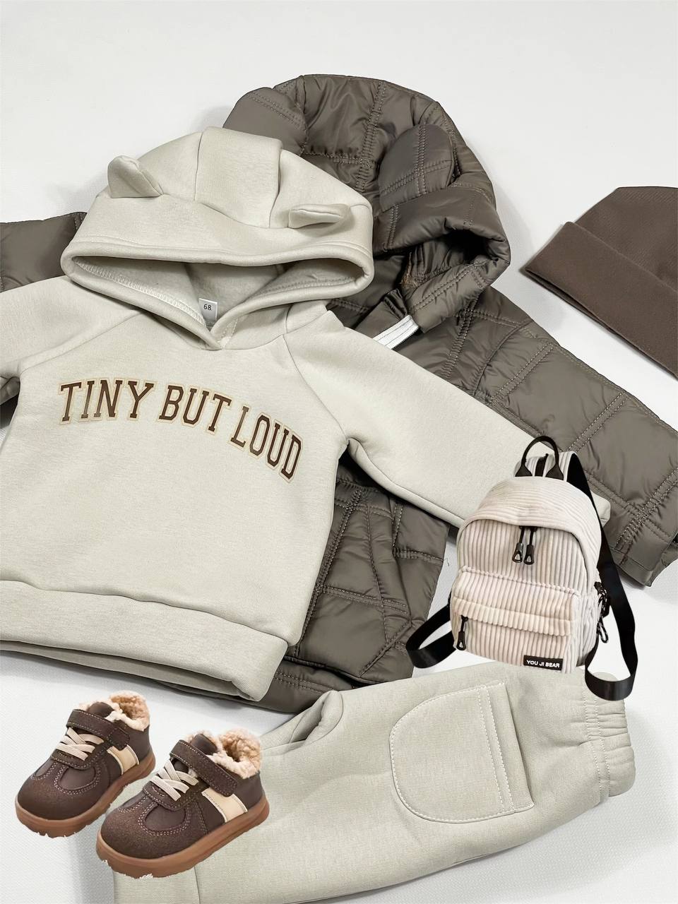 Теплий костюм з 3-х нитки на флісі