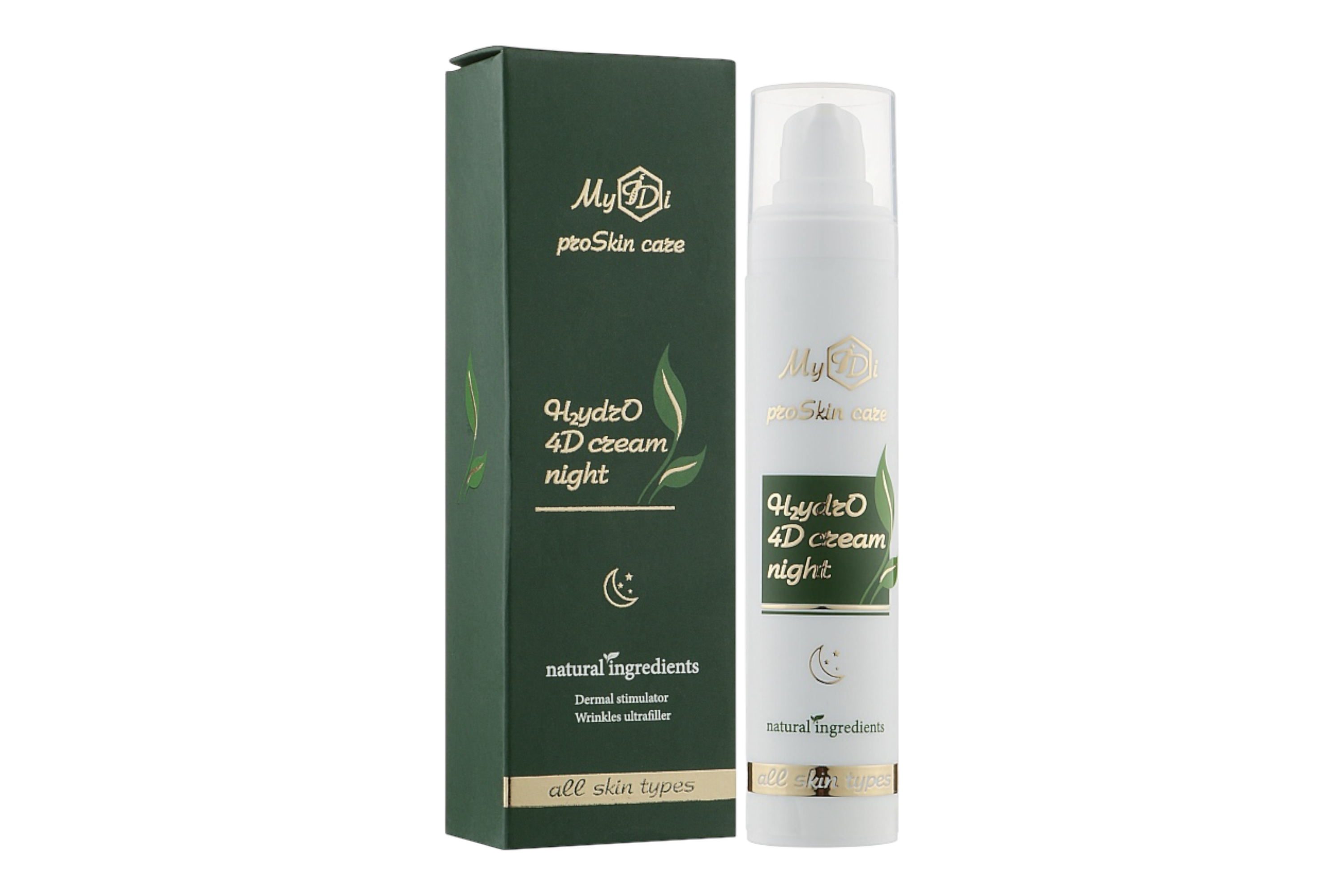 Зволожуючий 4D нічний крем MyIDі H2ydrO 4D Cream Night