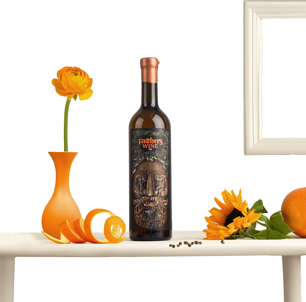 ДУБЛЯНСЬКИЙ 2024 / бурштинове сухе вино / skin contact / амфора