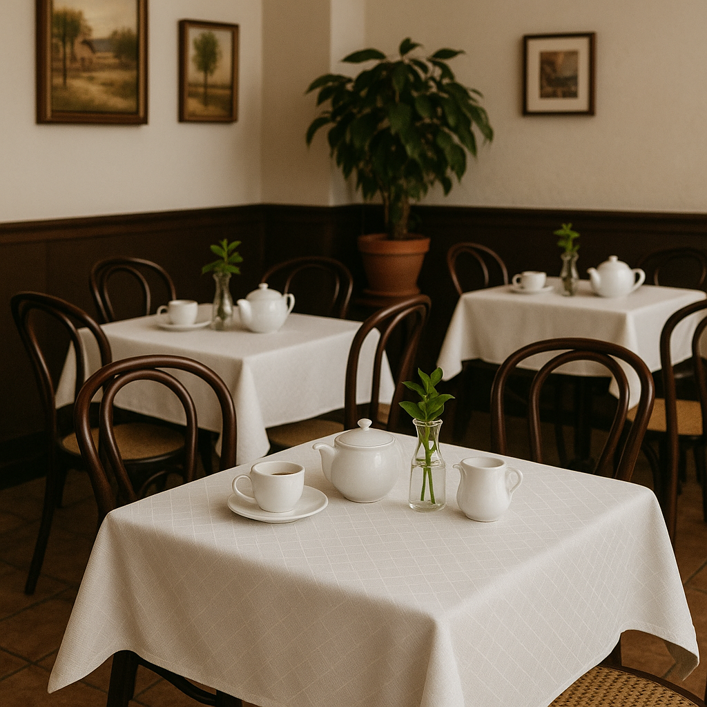 Скатертина для ресторану, кафе Молочна карамель "