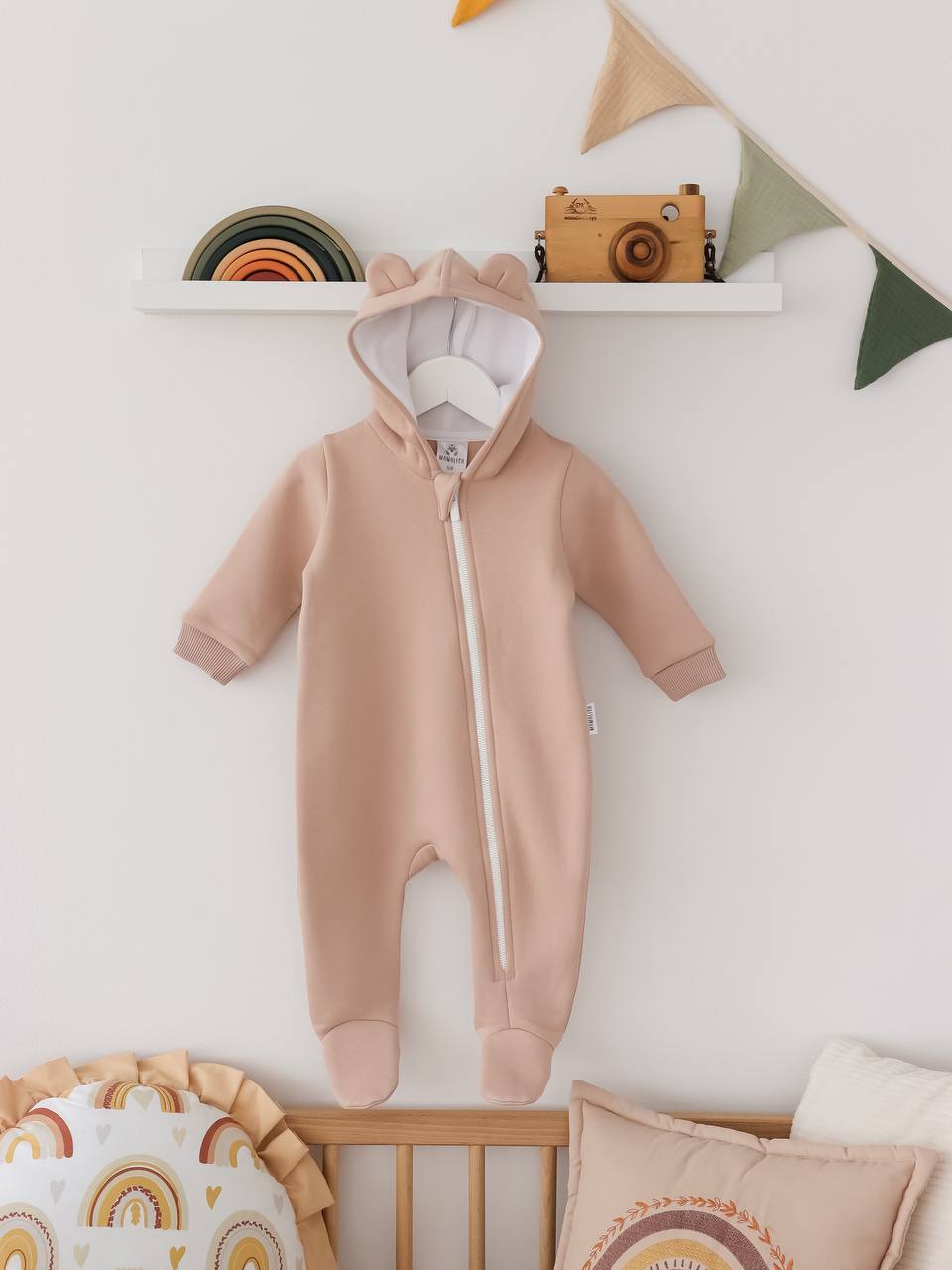 Ромпер утеплений Бежевий