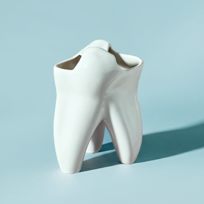 Статуетка-кашпо Зуб 14 см