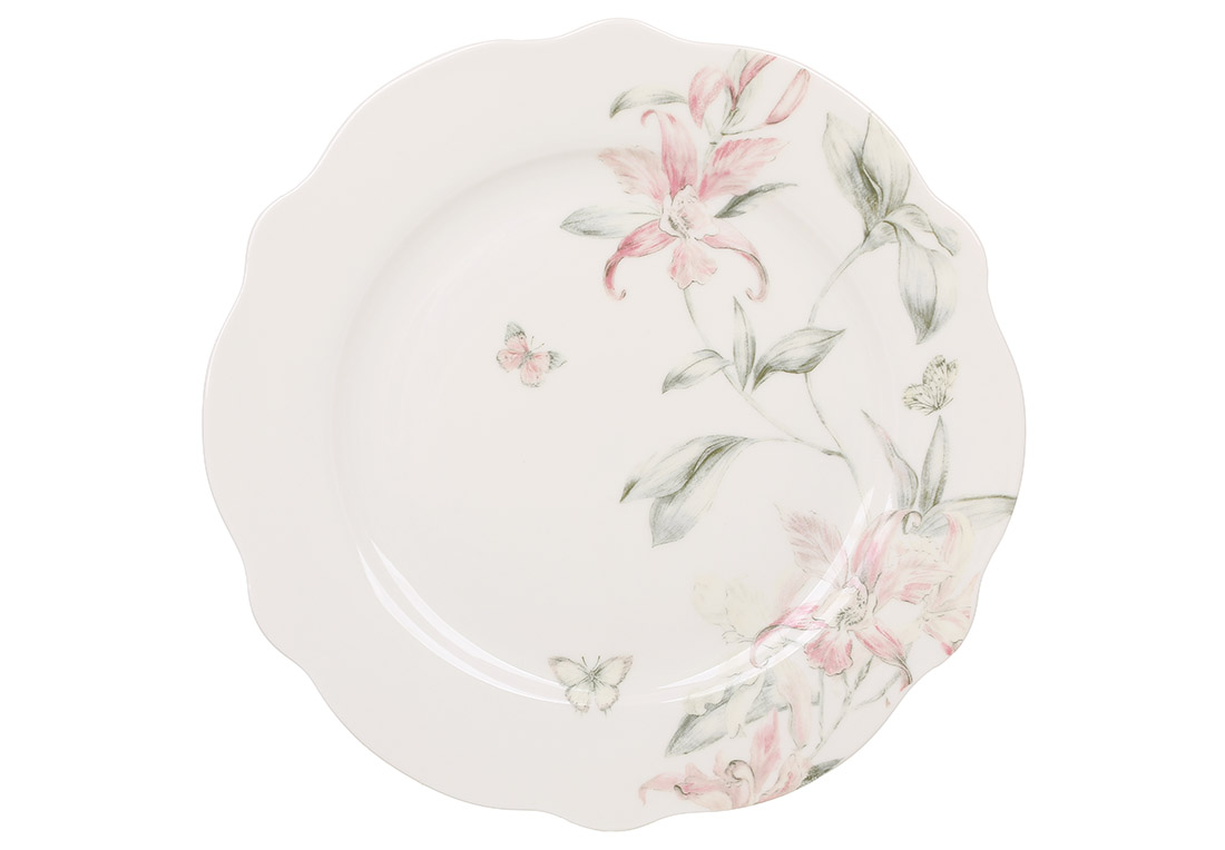 Pink Orchid Терілка порцелянова