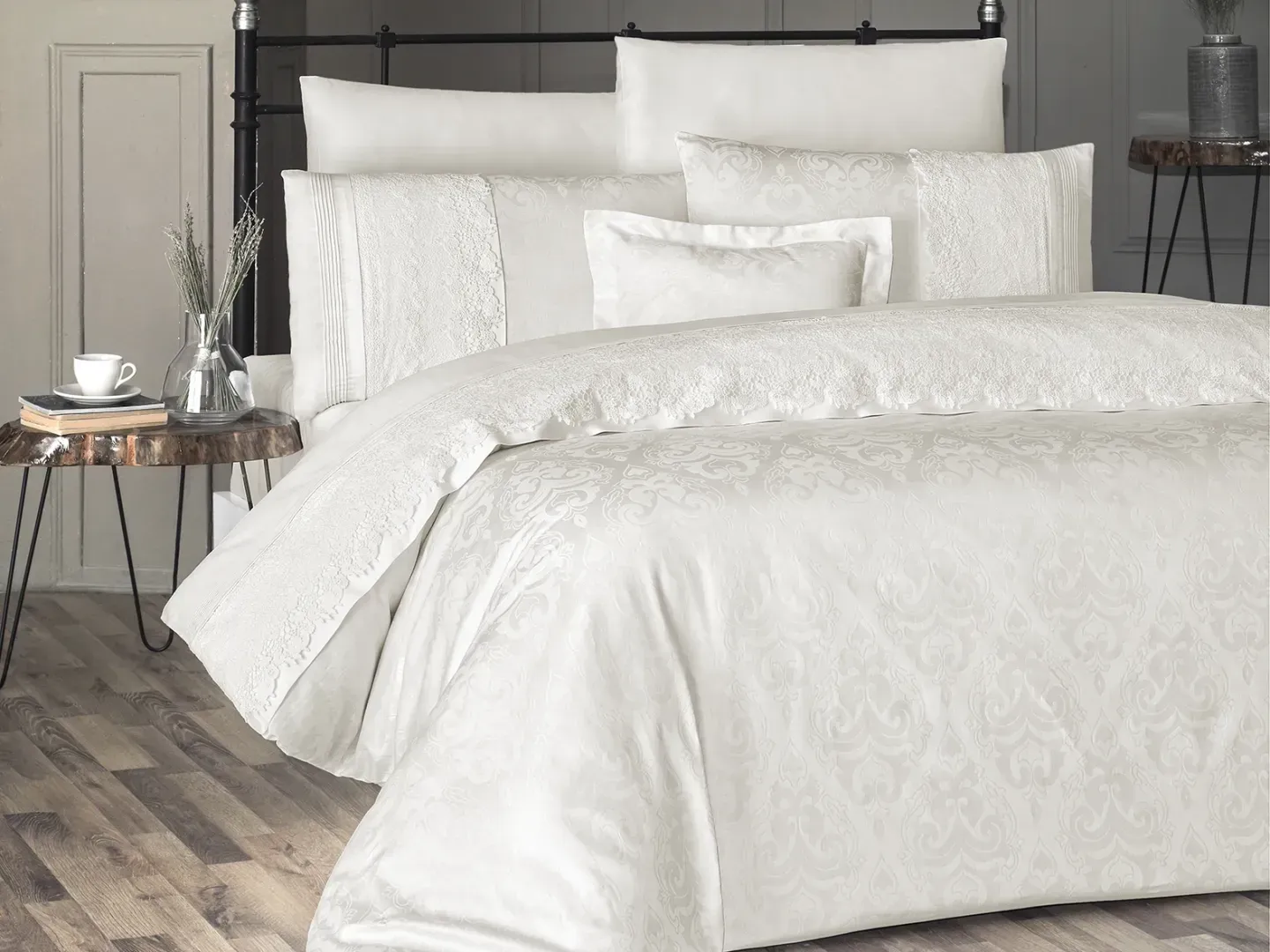 Постільна білизна FC VIP-Satin євро Jully – сатиновий комплект преміум якості